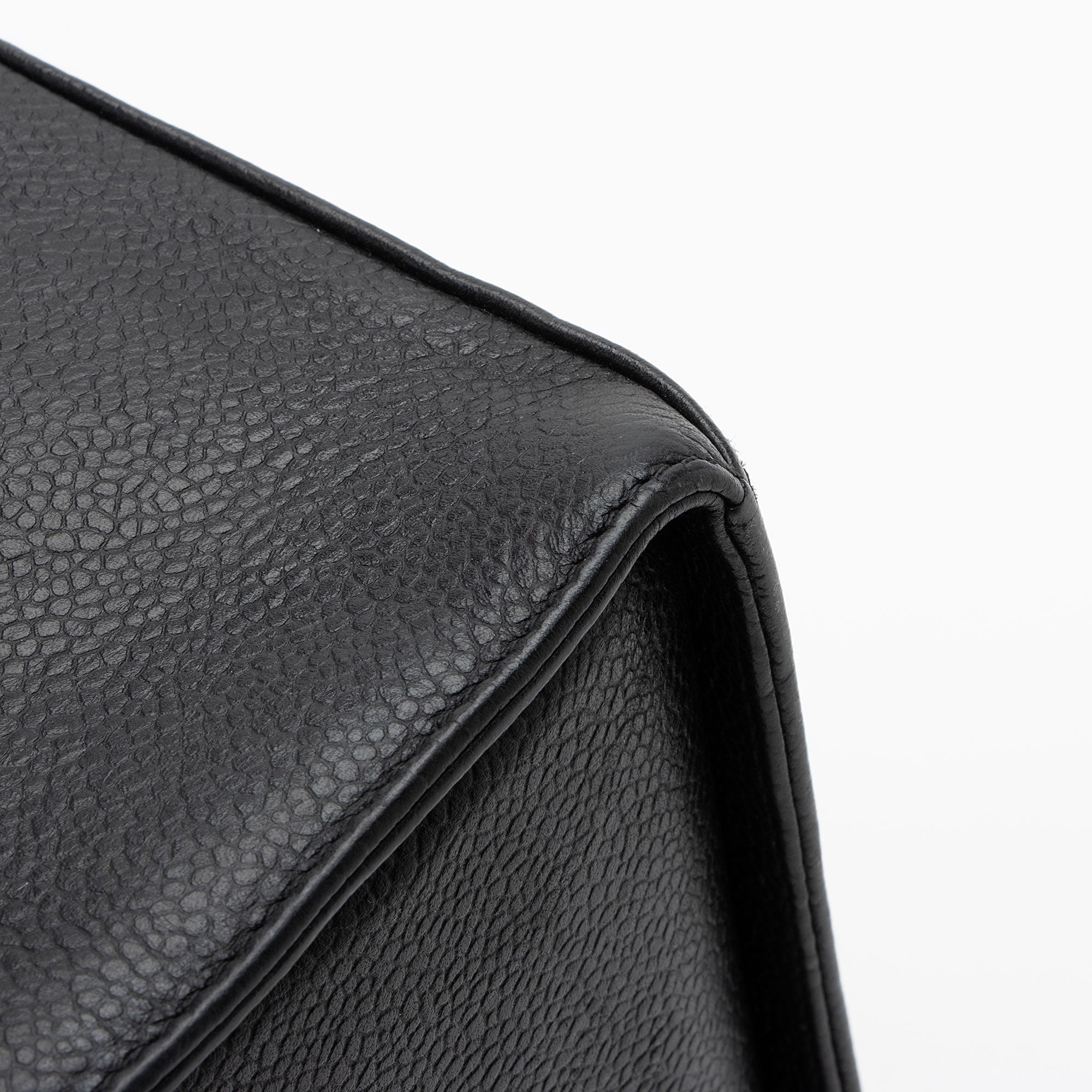 Chanel Vintage Caviar Leather Vanity Train Case