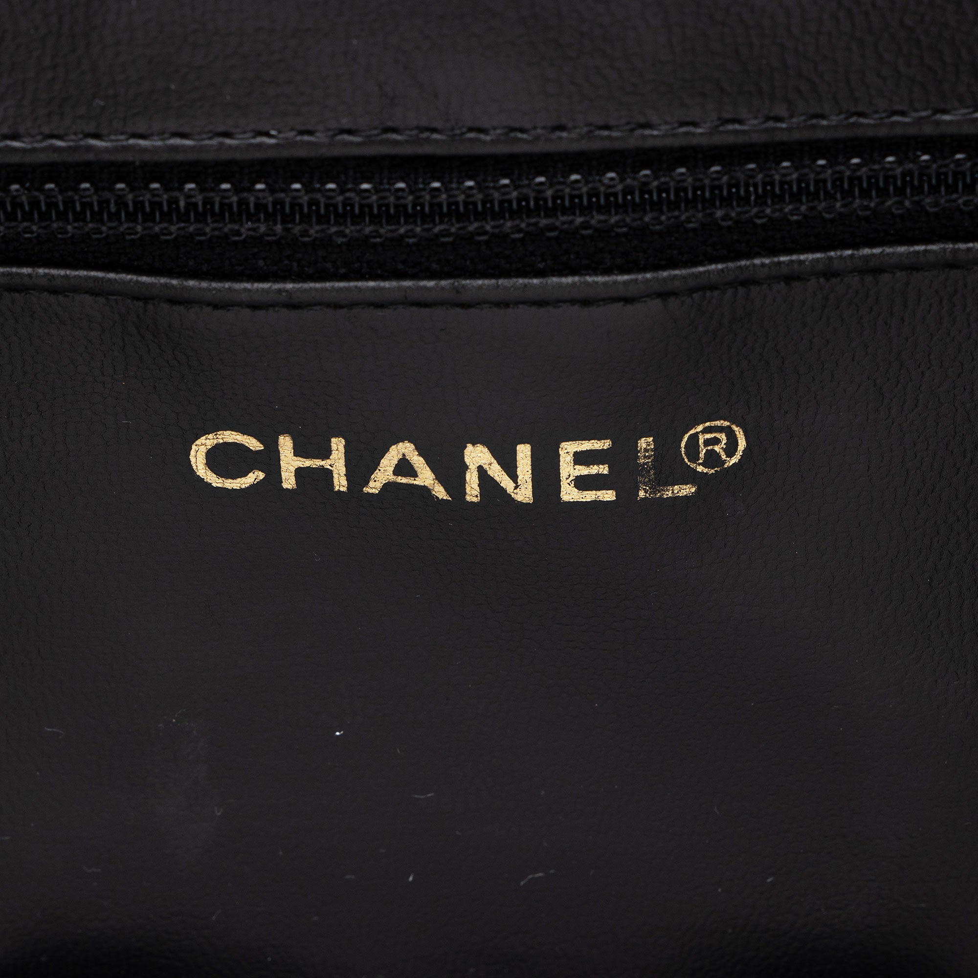Chanel Vintage Caviar Leather Vanity Train Case