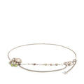 Chanel Vintage Crystal Pearl Chain Flower Belt