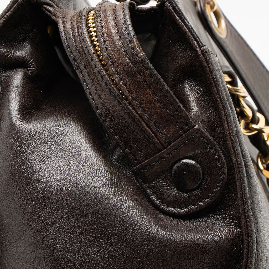 Chanel Vintage Lambskin CC Chain Tote