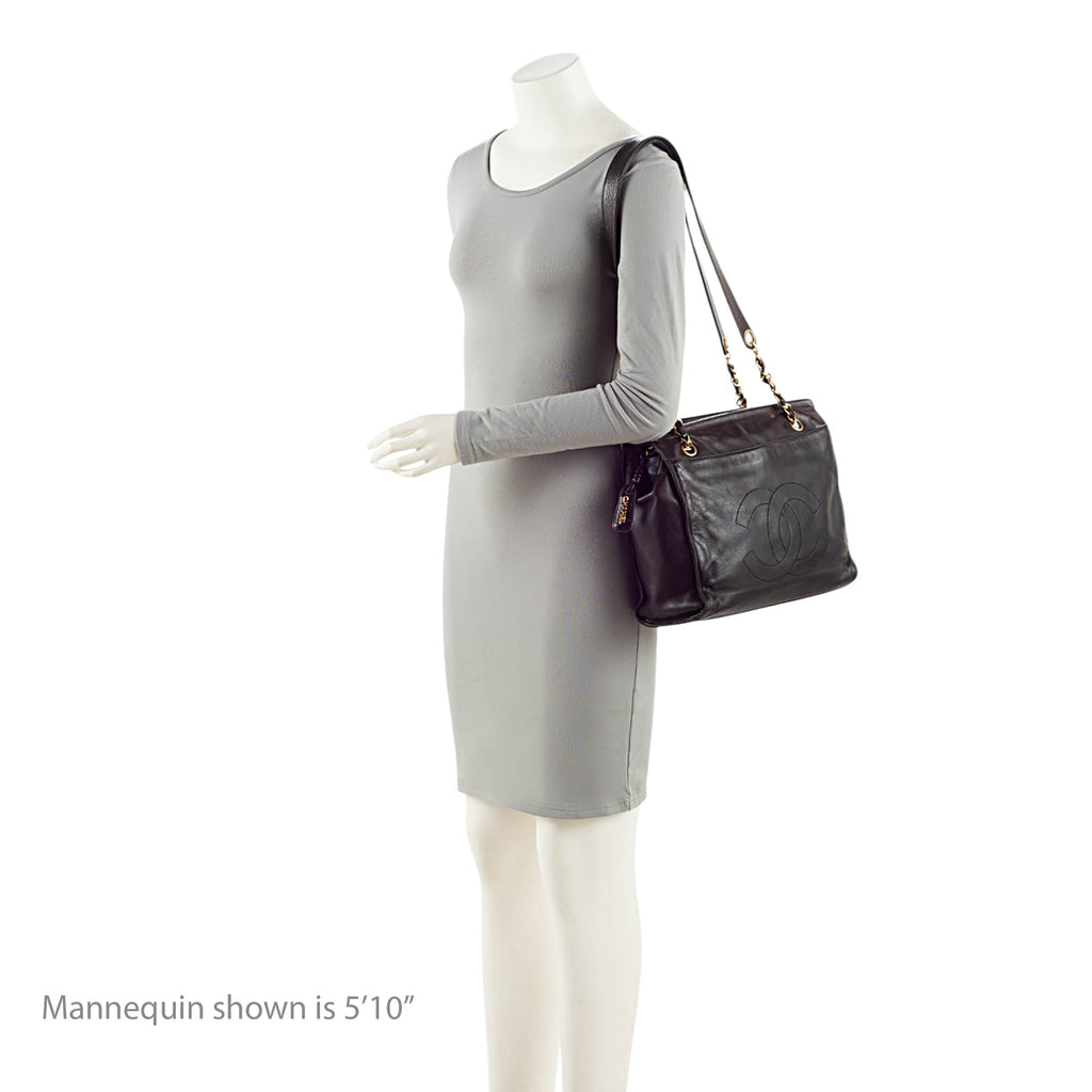 Chanel Vintage Lambskin CC Chain Tote
