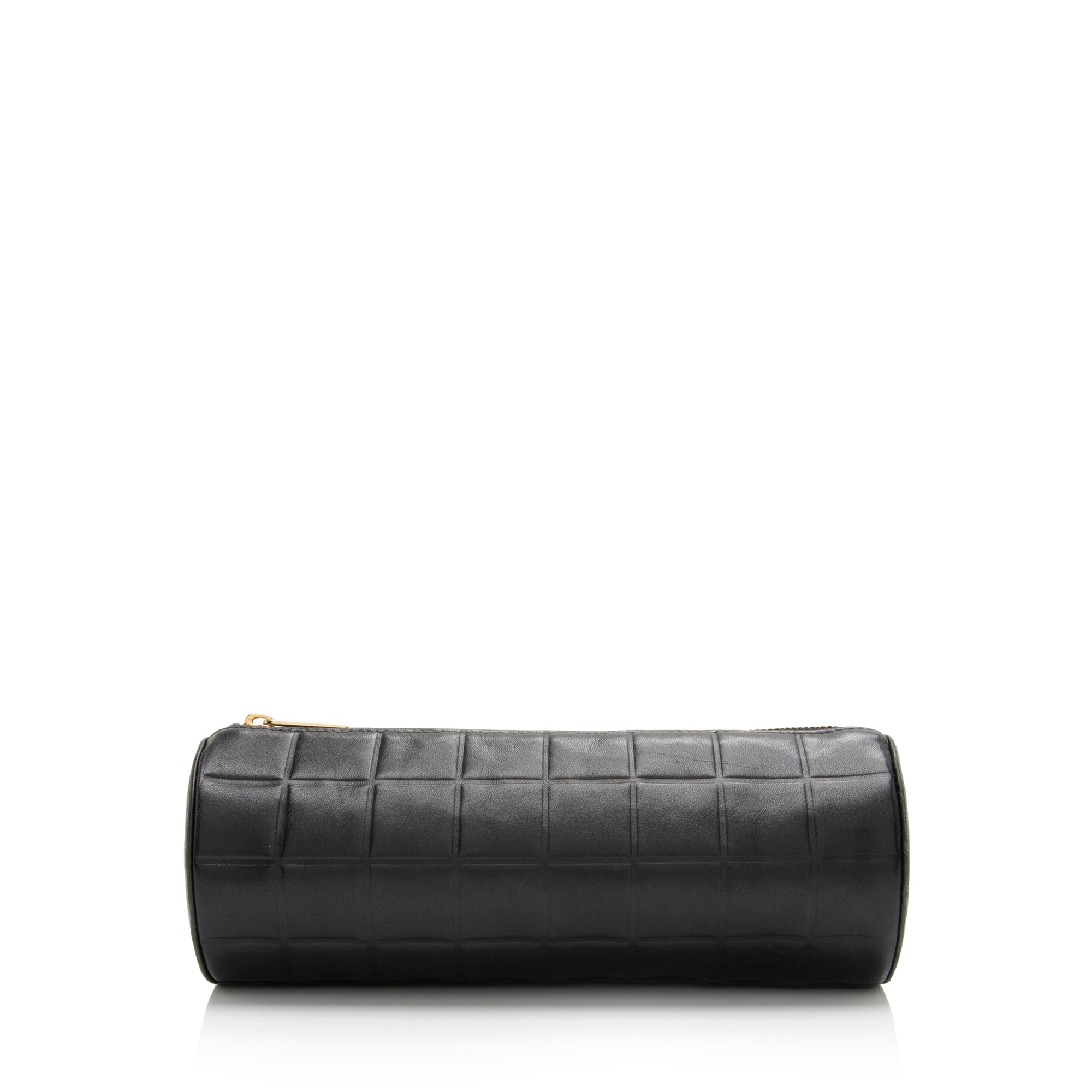 Chanel Vintage Lambskin CC Chocolate Bar Cosmetic Pouch (SHF-Yt3PcN)