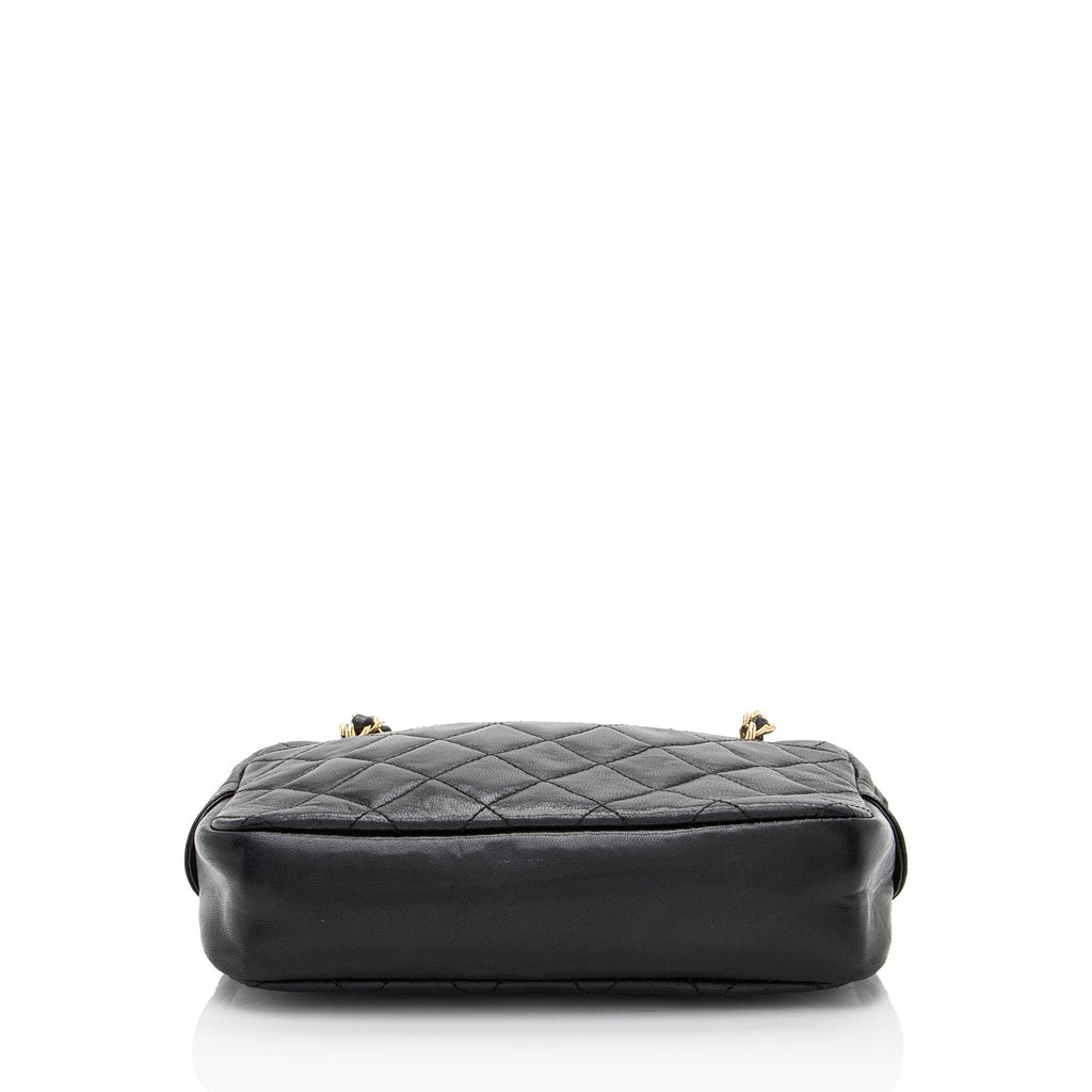 Chanel Vintage Lambskin Chain Camera Bag