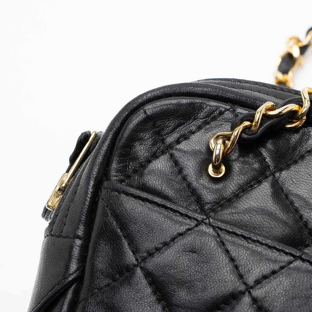 Chanel Vintage Lambskin Chain Camera Bag
