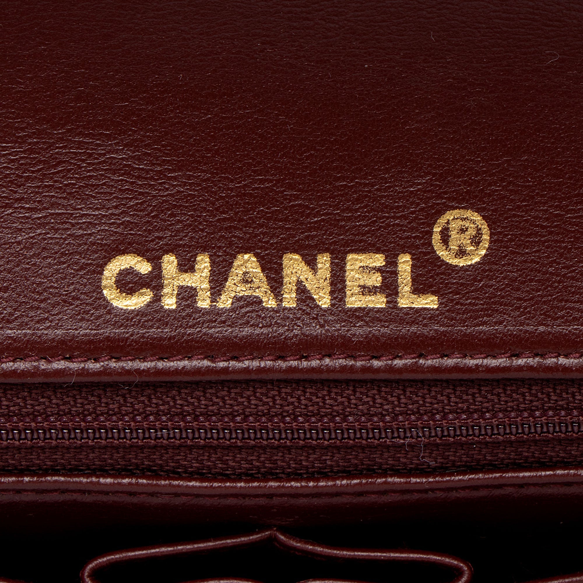 Chanel Vintage Lambskin Circle CC Flap Shoulder Bag