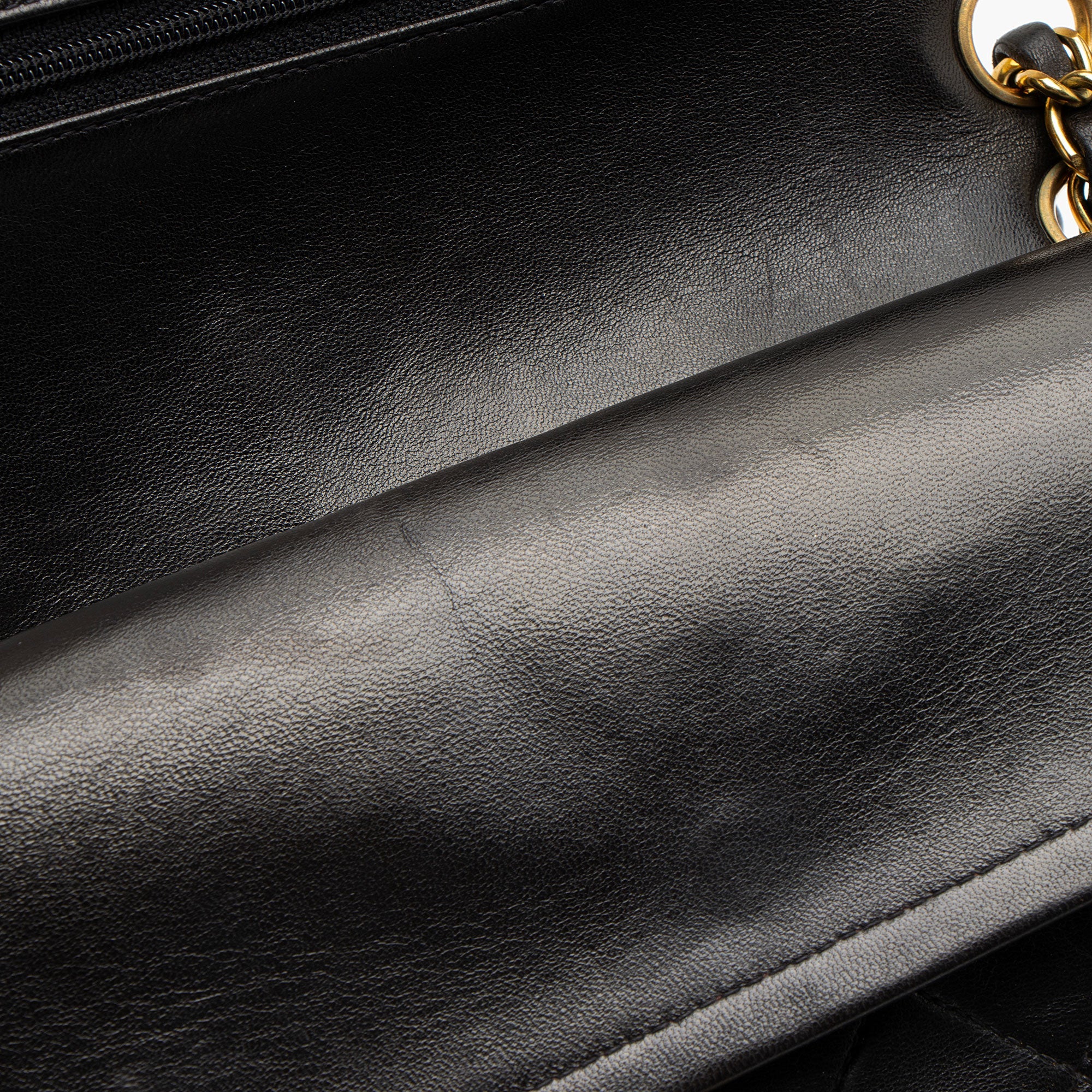 Chanel Vintage Lambskin Classic Medium Double Flap Bag