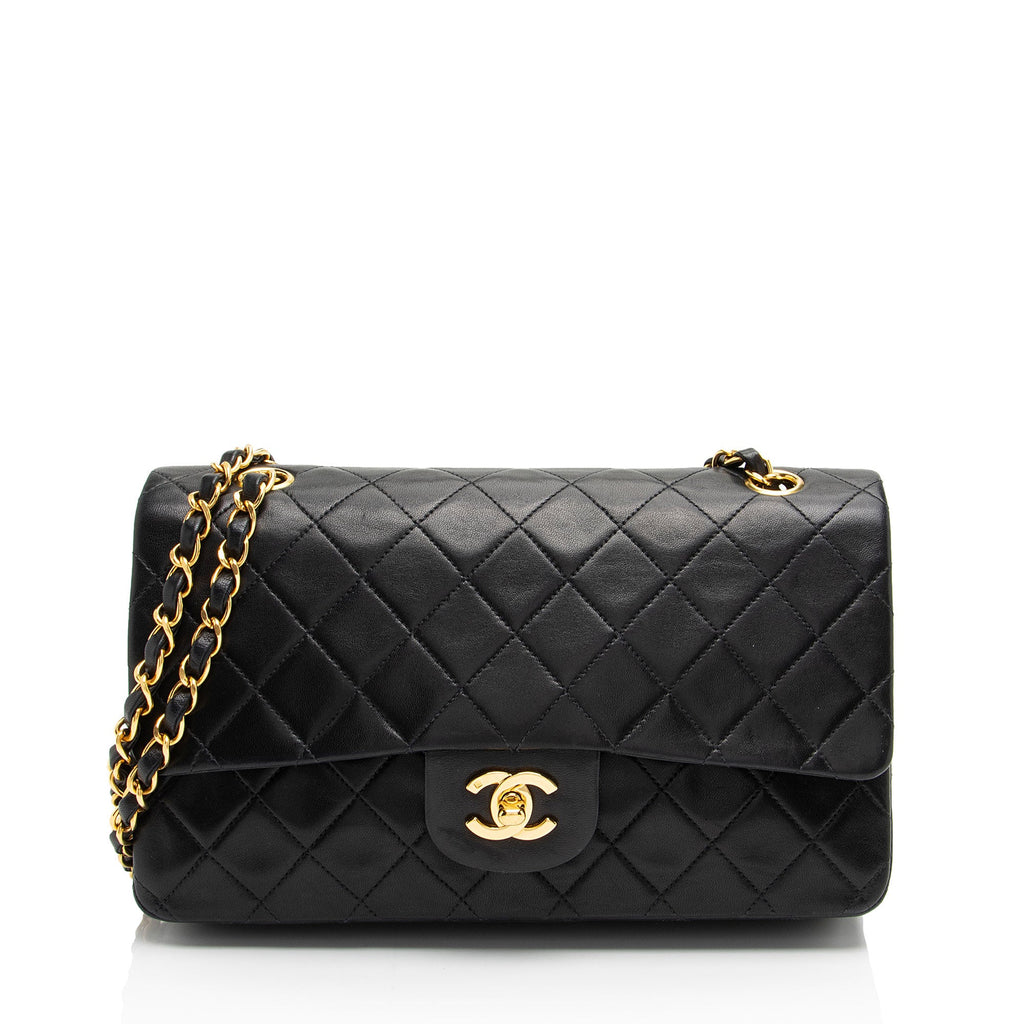 Chanel Vintage Lambskin Classic Medium Double Flap Bag