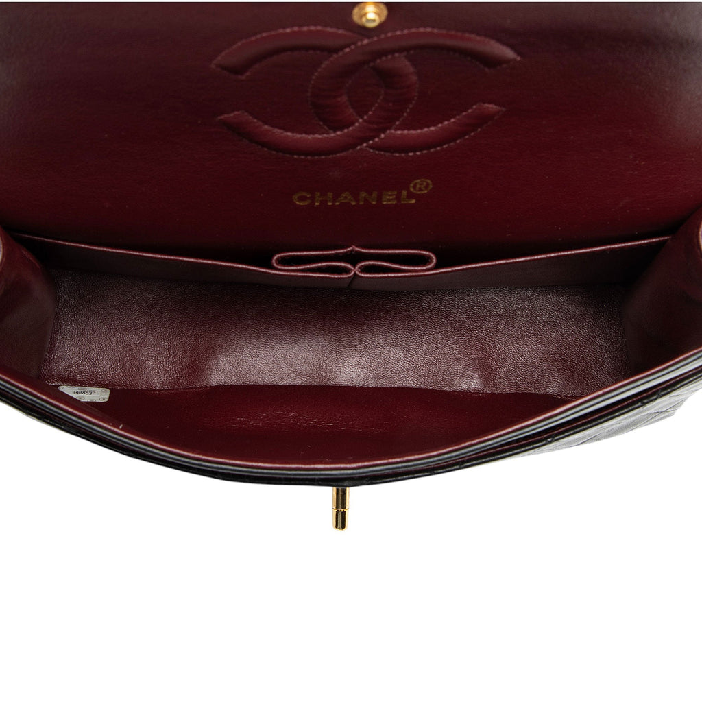 Chanel Vintage Lambskin Classic Medium Double Flap Bag