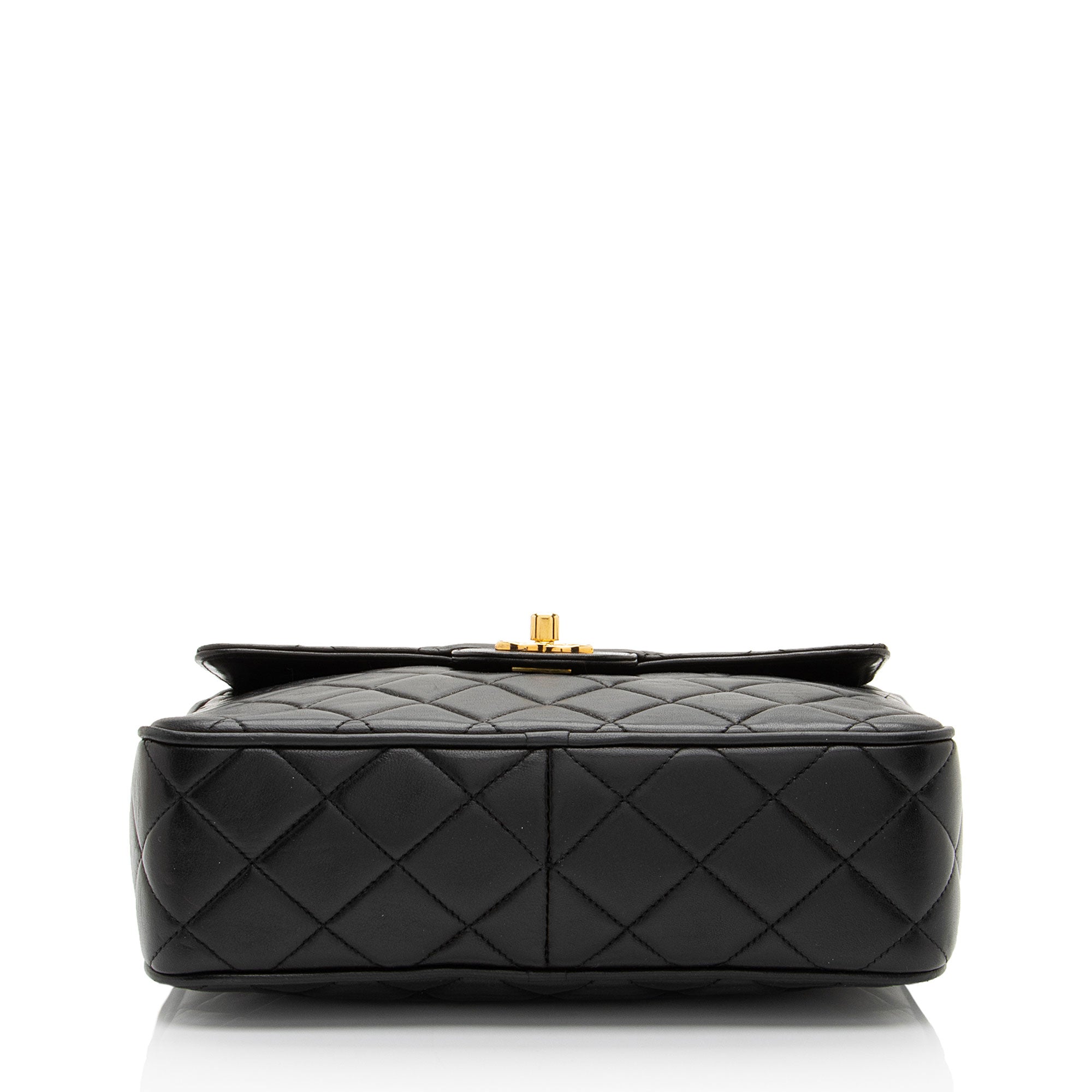 Chanel Vintage Lambskin Tassel Flap Camera Bag