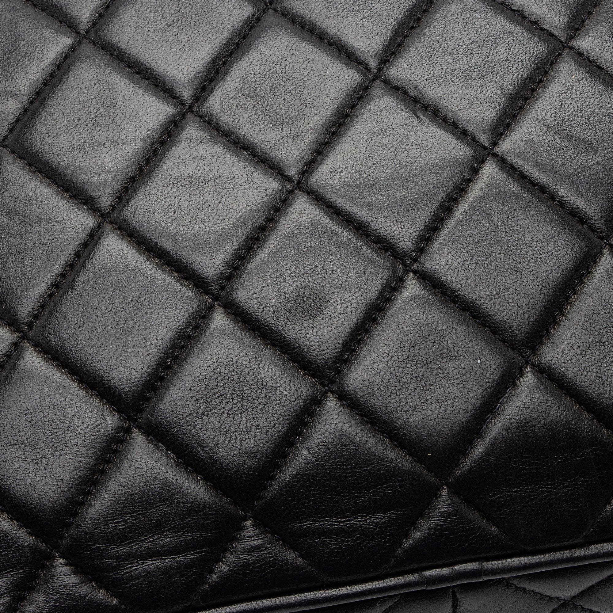 Chanel Vintage Lambskin Tassel Flap Camera Bag