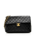 Chanel Vintage Lambskin Jumbo Single Flap Bag - FINAL SALE (SHF-18413)