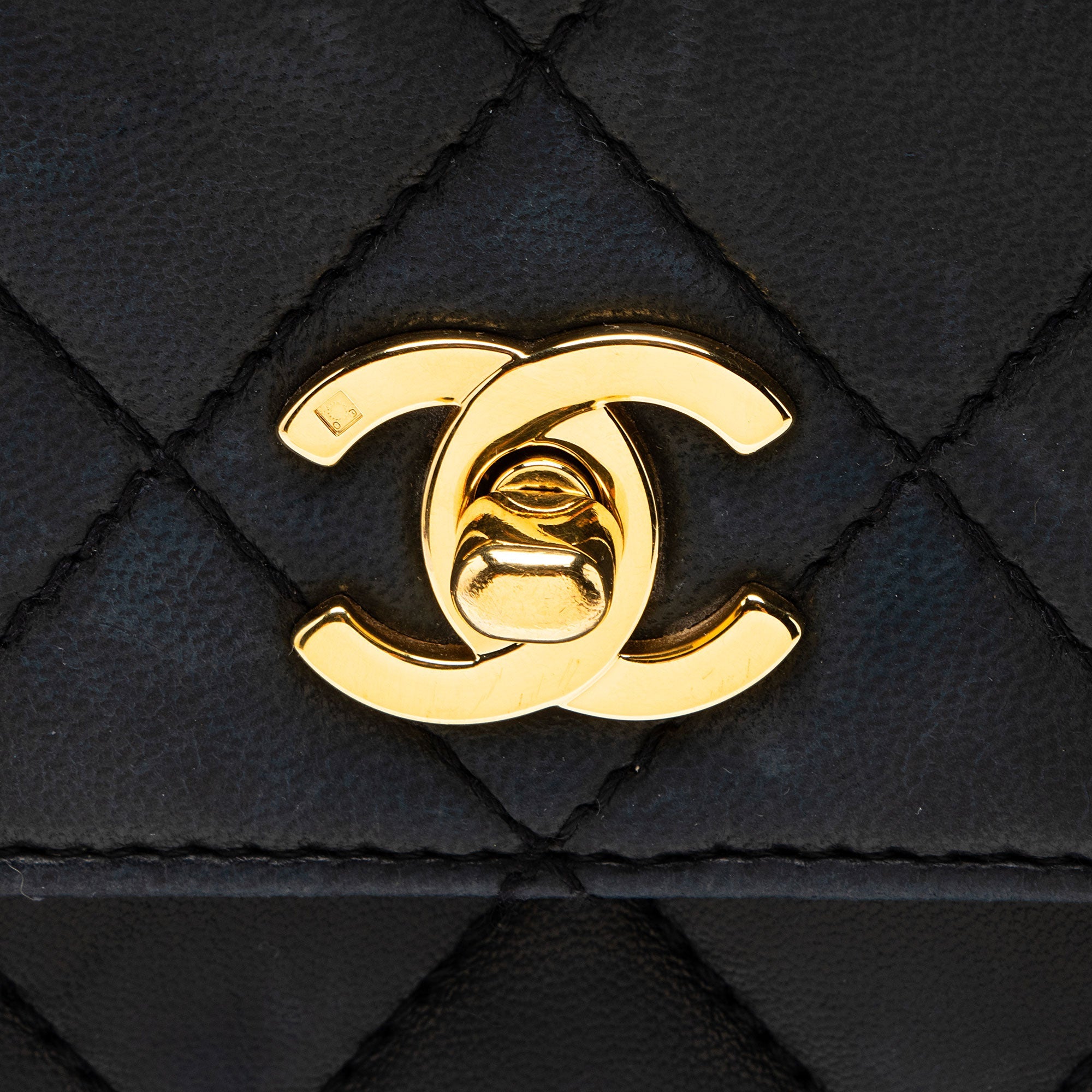 Chanel Vintage Lambskin Kelly Top Handle