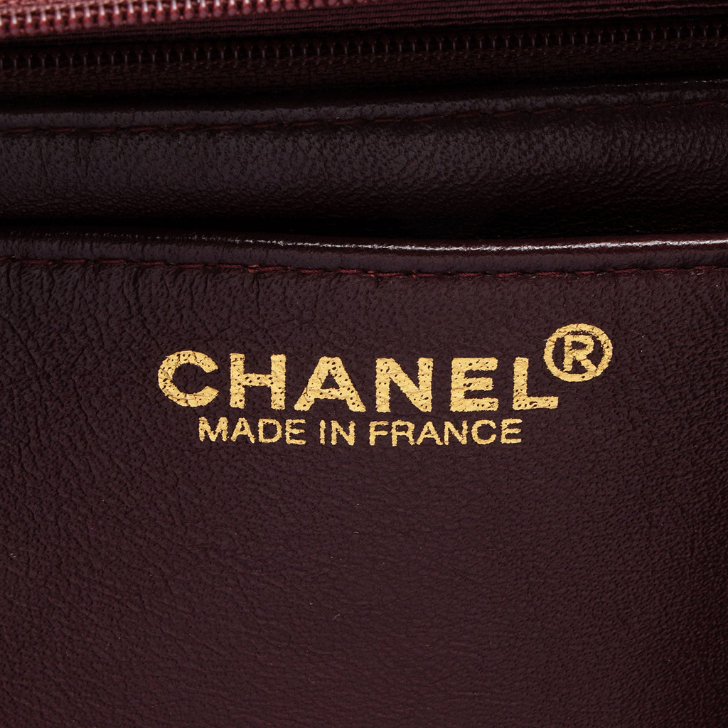 Chanel Vintage Lambskin Kelly Top Handle