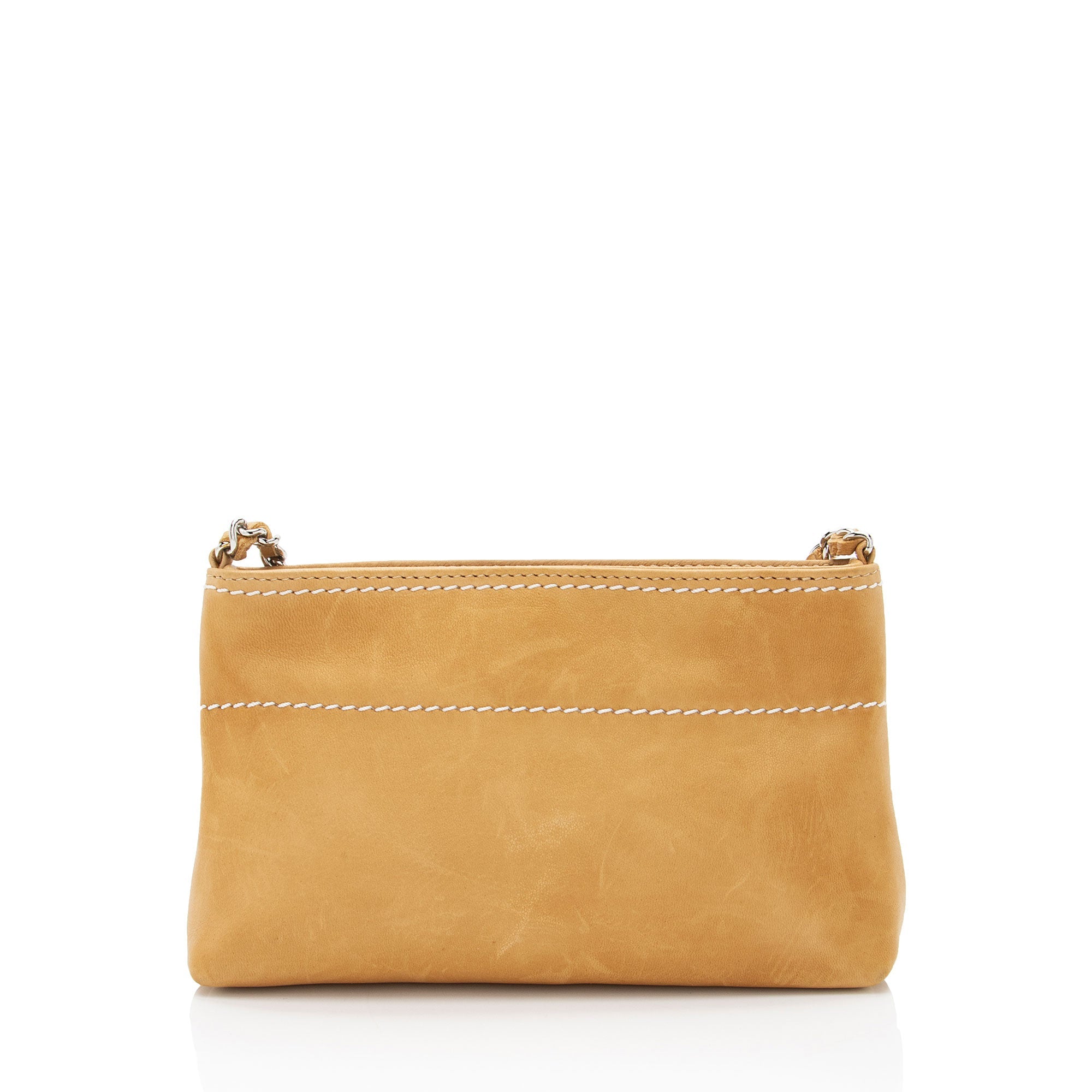 Chanel Vintage Lambskin LAX Chain Mini Pochette
