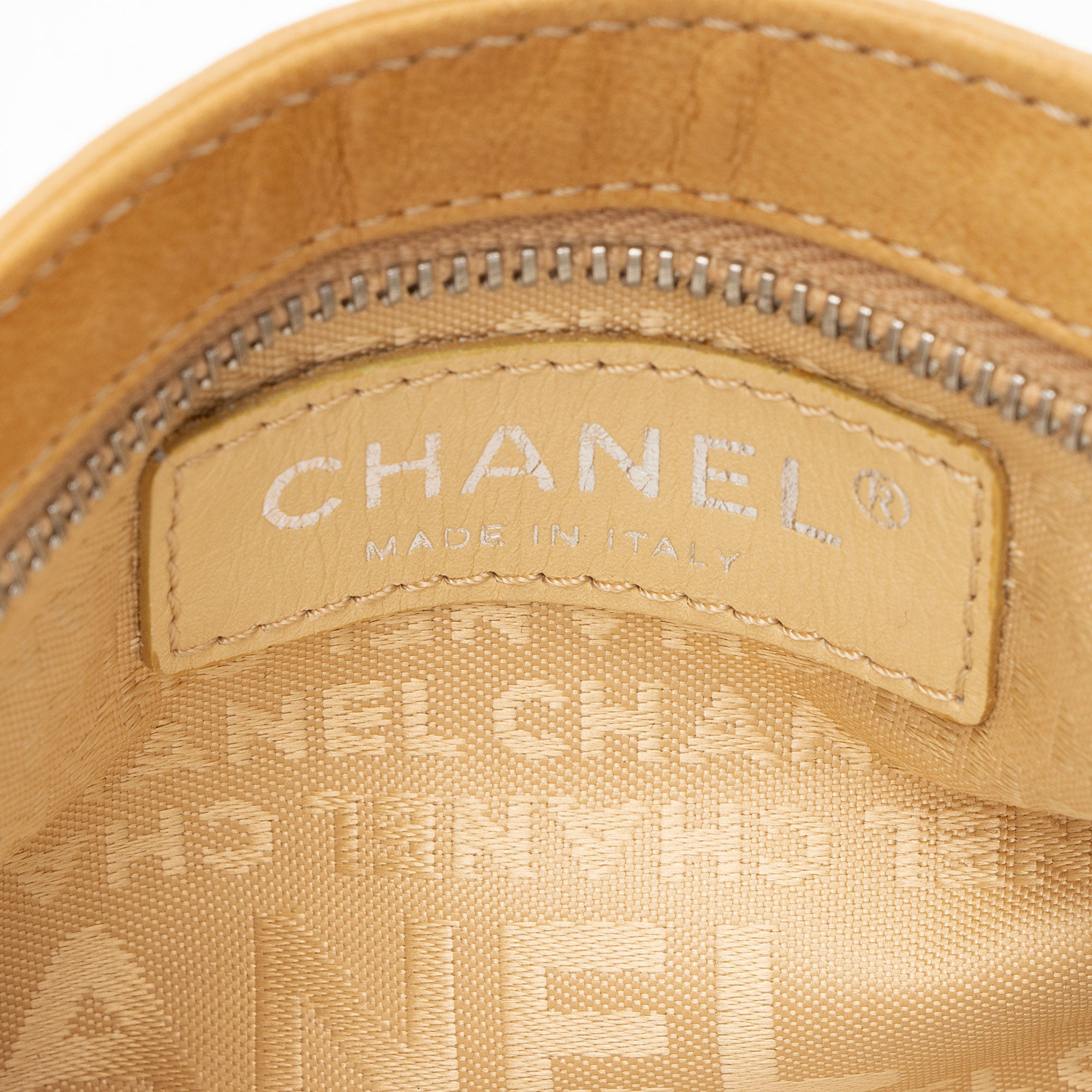 Chanel Vintage Lambskin LAX Chain Mini Pochette