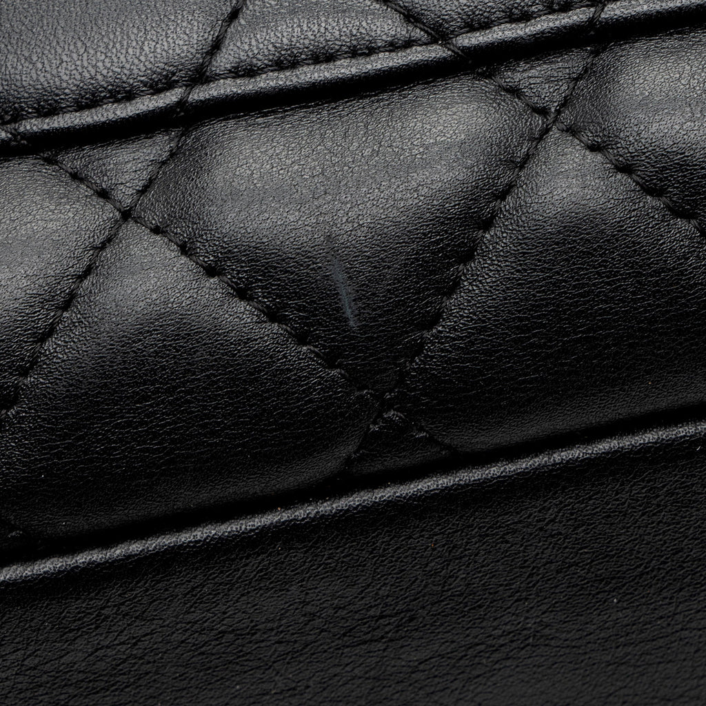 Chanel Vintage Lambskin Ligne Cambon Large Shopping Tote