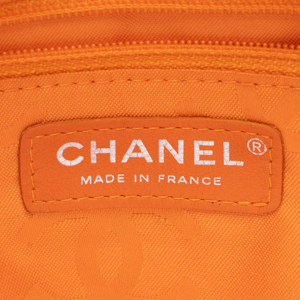 Chanel Vintage Lambskin Ligne Cambon Large Shopping Tote