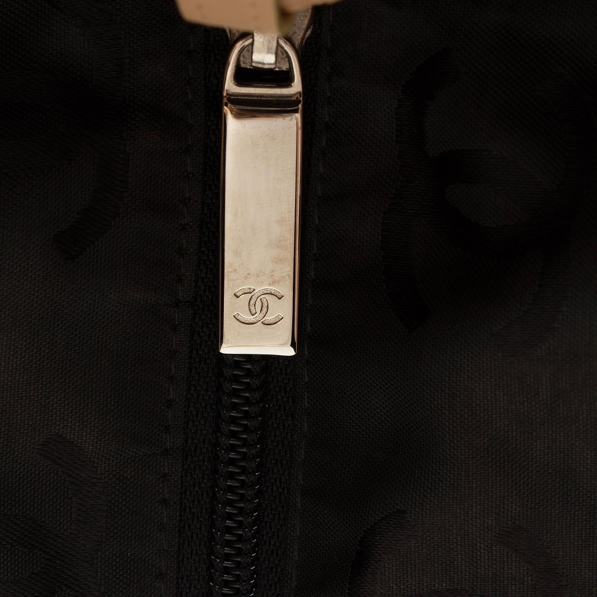 Chanel Vintage Lambskin Ligne Cambon Large Shopping Tote