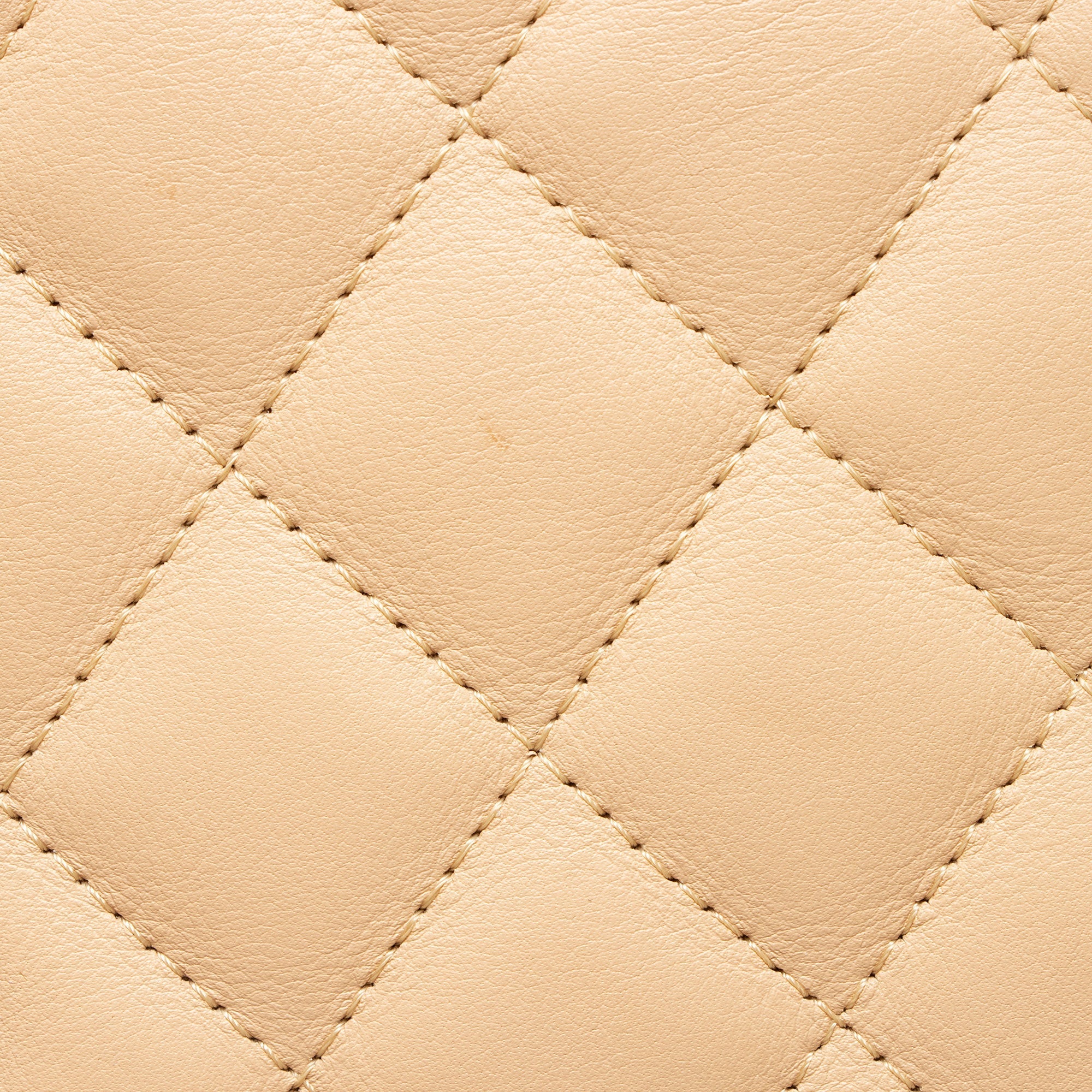 Chanel Vintage Lambskin Ligne Cambon Large Shopping Tote