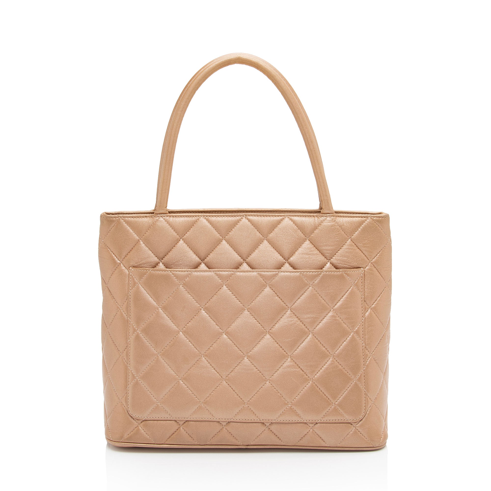 Chanel Vintage Lambskin Medallion Tote (SHF-rUIzq2)