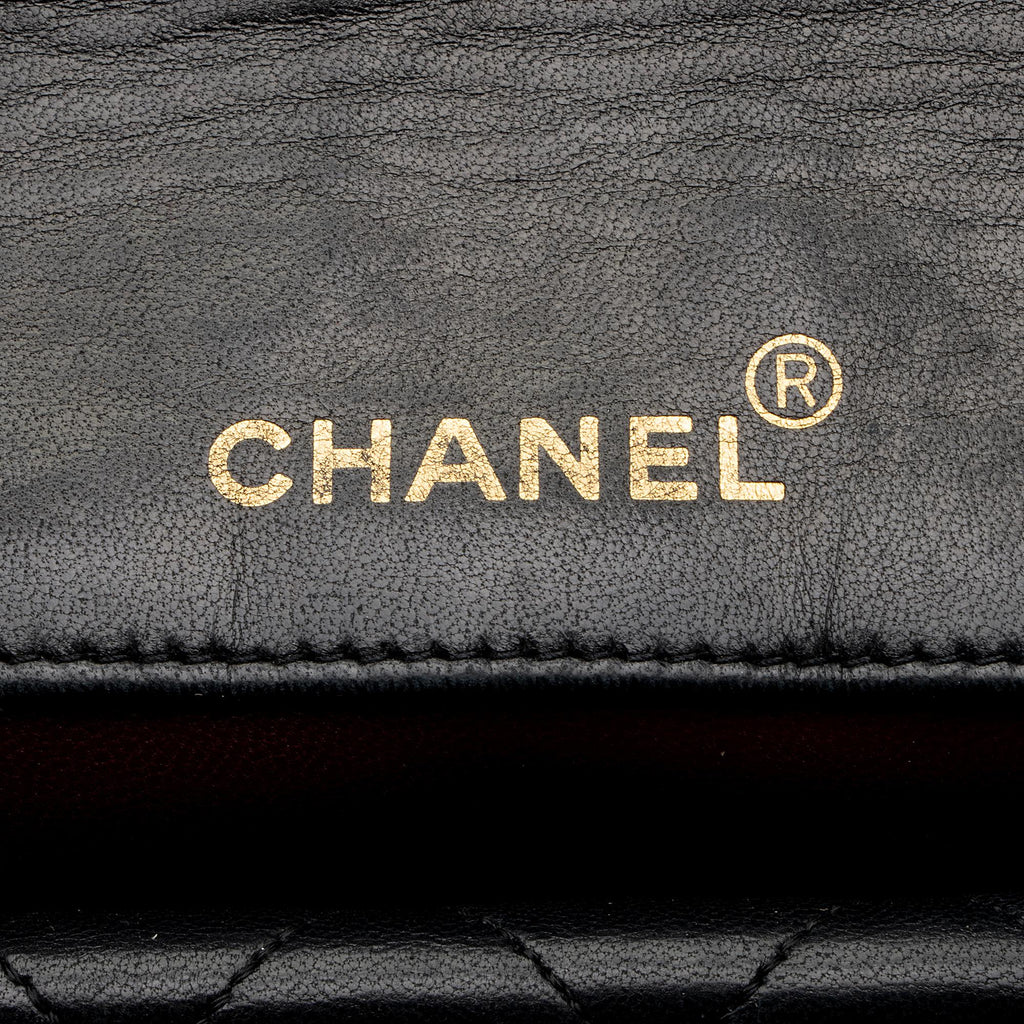 Chanel Vintage Lambskin Medium Single Flap Bag (SHF-jQAZoL)