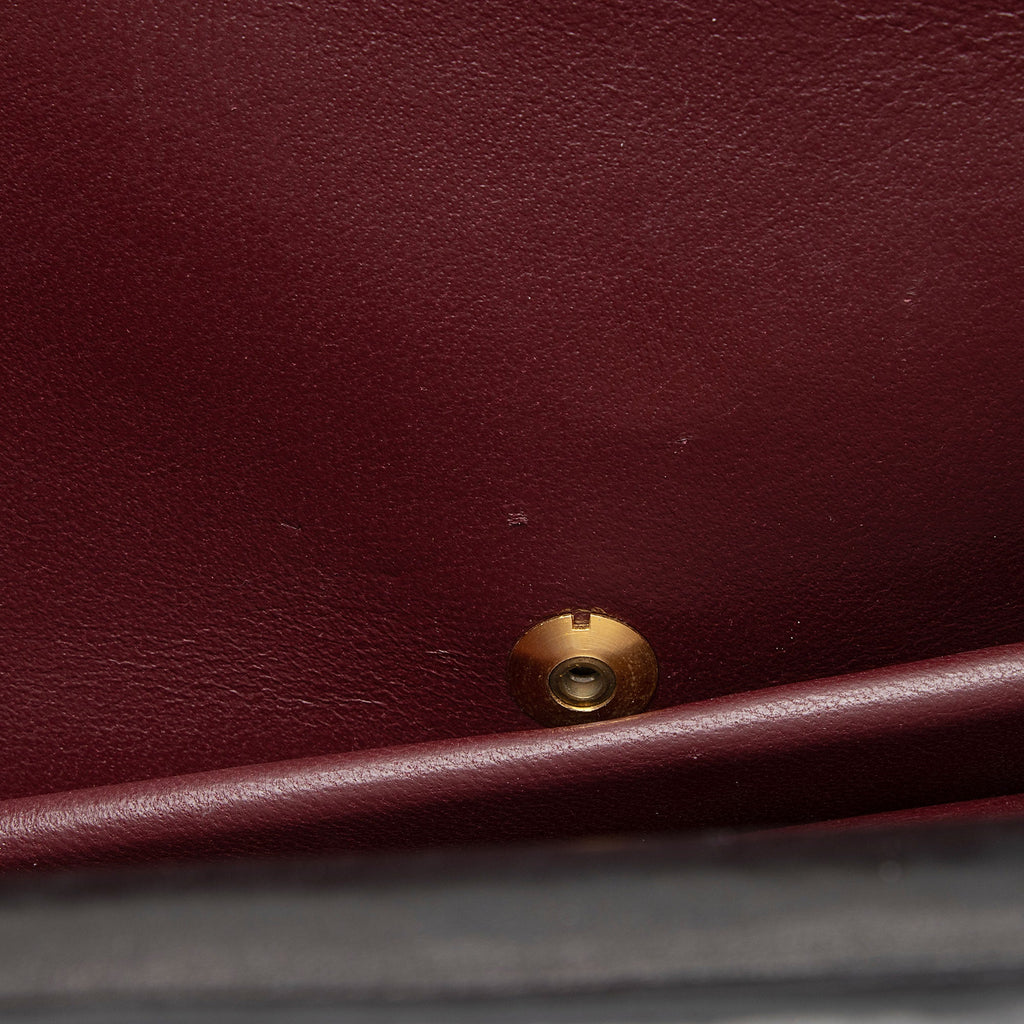 Chanel Vintage Lambskin CC Snap Flap Bag (SHF-pczMK0)
