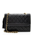 Chanel Vintage Lambskin Tassel Flap Bag