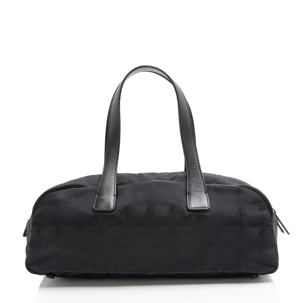 Chanel Vintage Nylon Travel Ligne Satchel