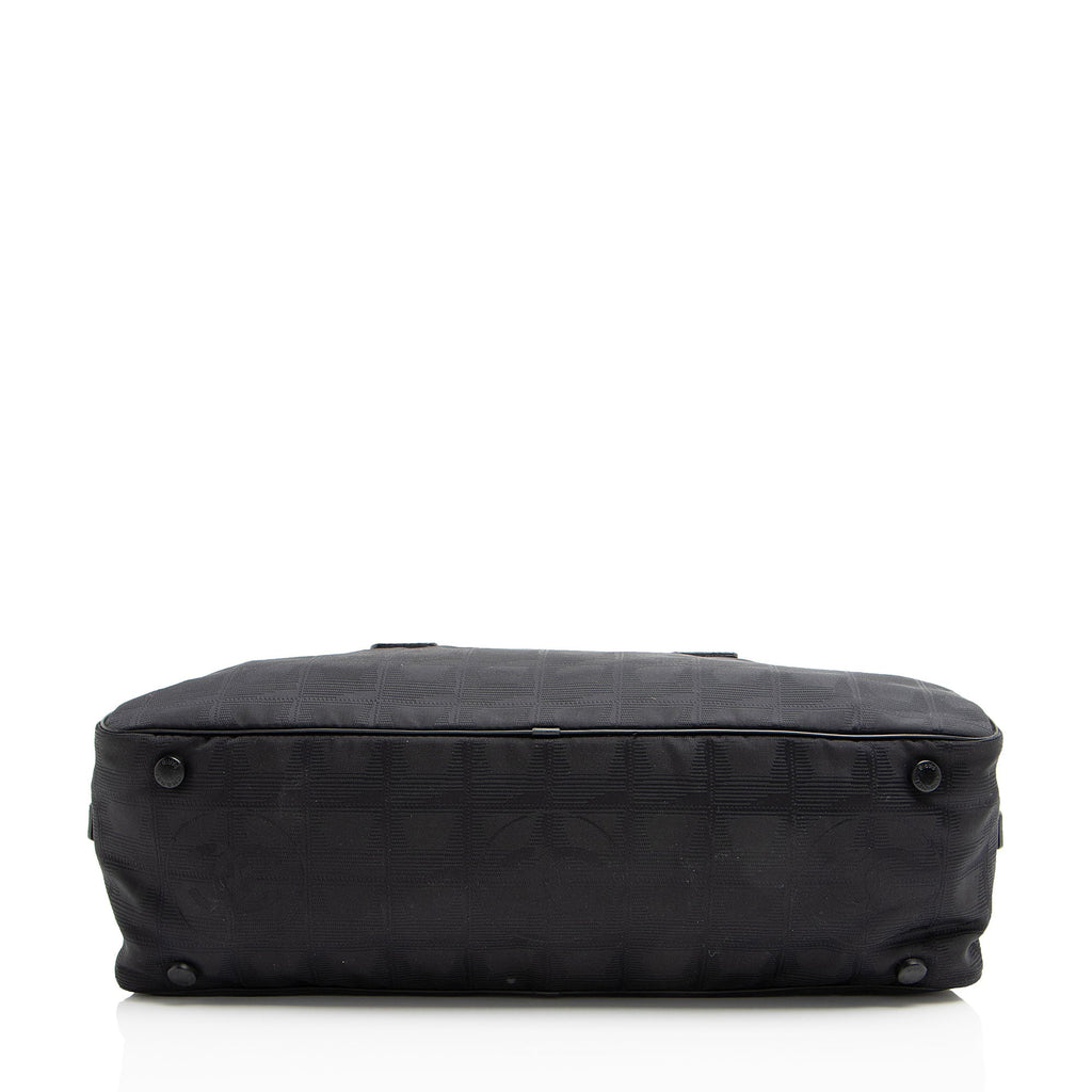 Chanel Vintage Nylon Travel Ligne Satchel