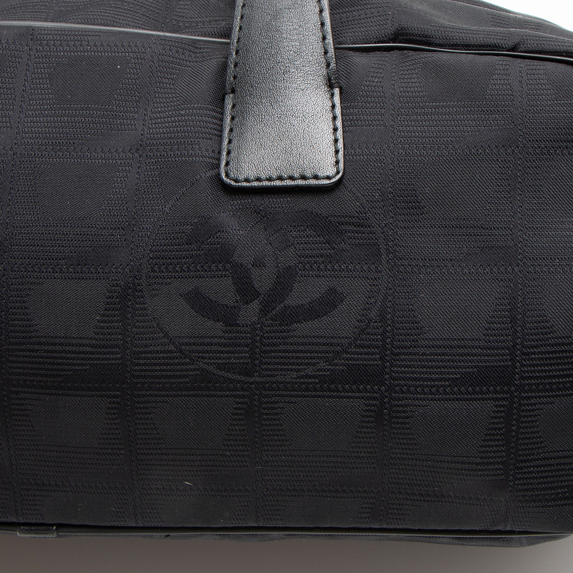 Chanel Vintage Nylon Travel Ligne Satchel