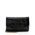 Chanel Vintage Patent Leather Timeless Wallet on Chain Bag (SHF-16127)