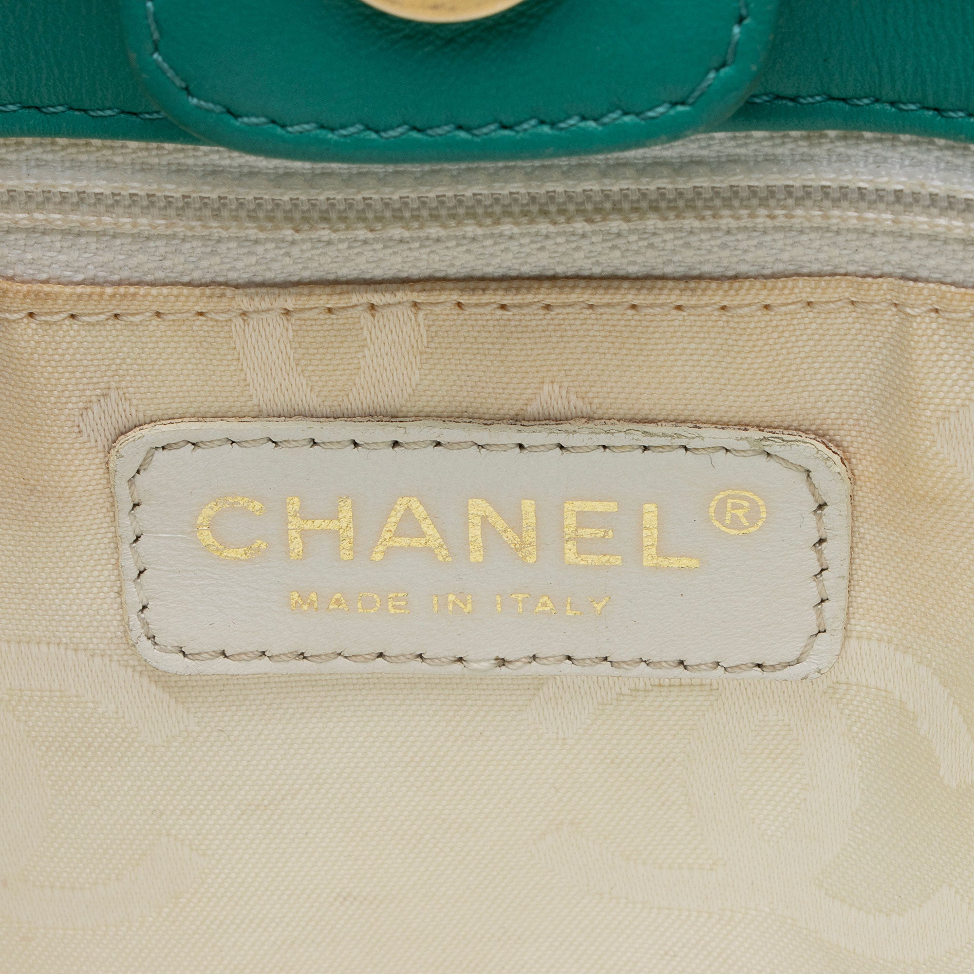 Chanel Vintage Patent Leather Triple CC Small Tote
