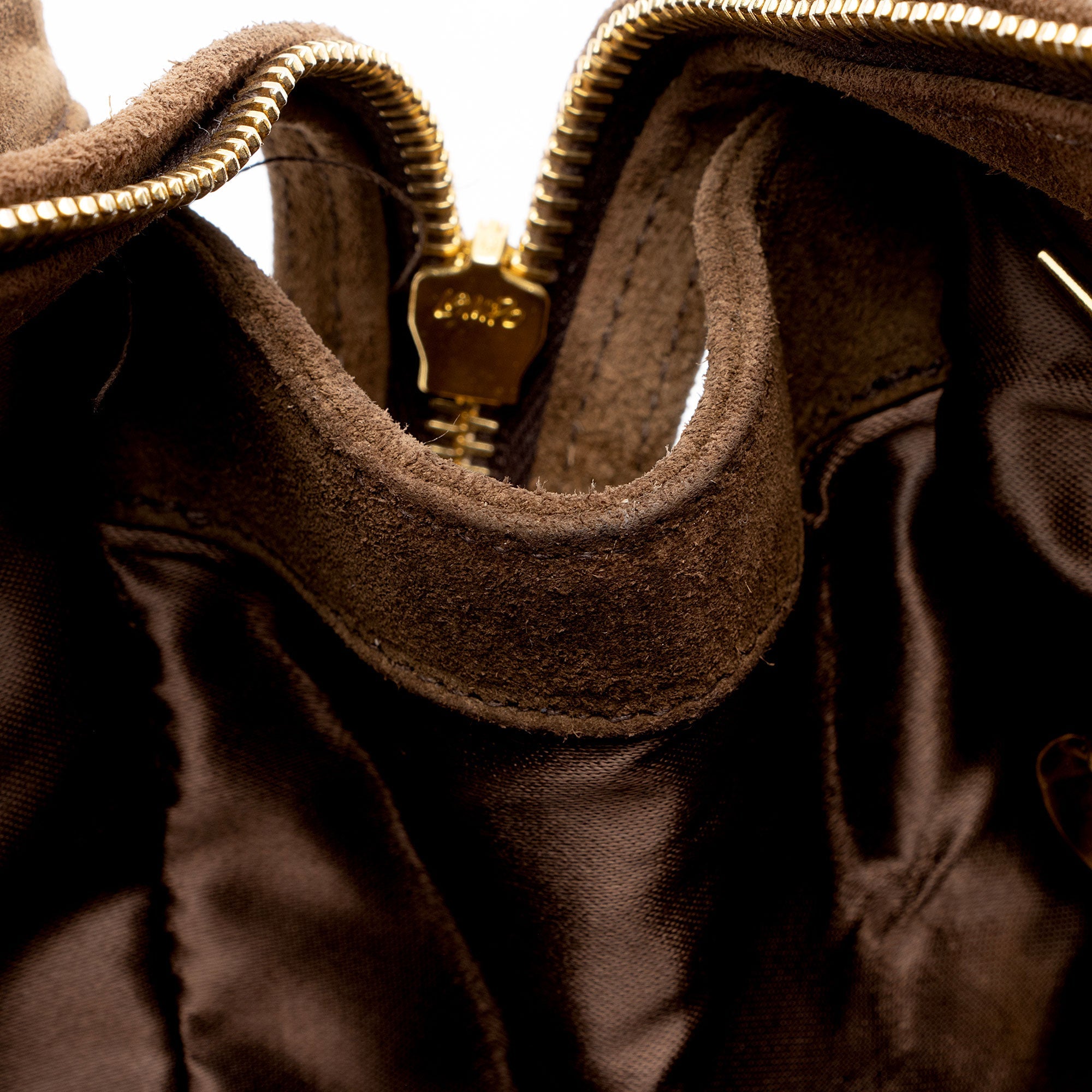 Chanel Vintage Suede Timeless Chain Tote