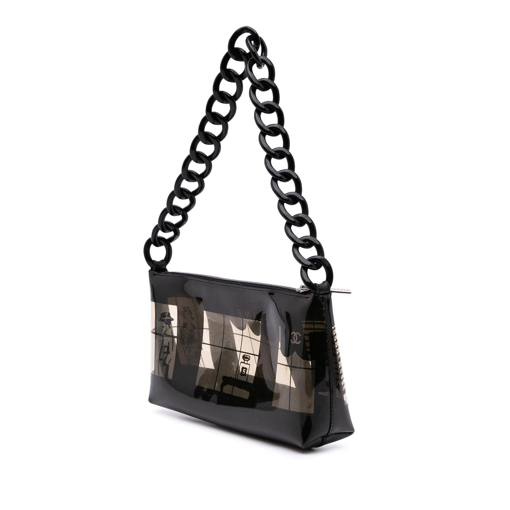Chanel Vinyl Coco Window Pochette