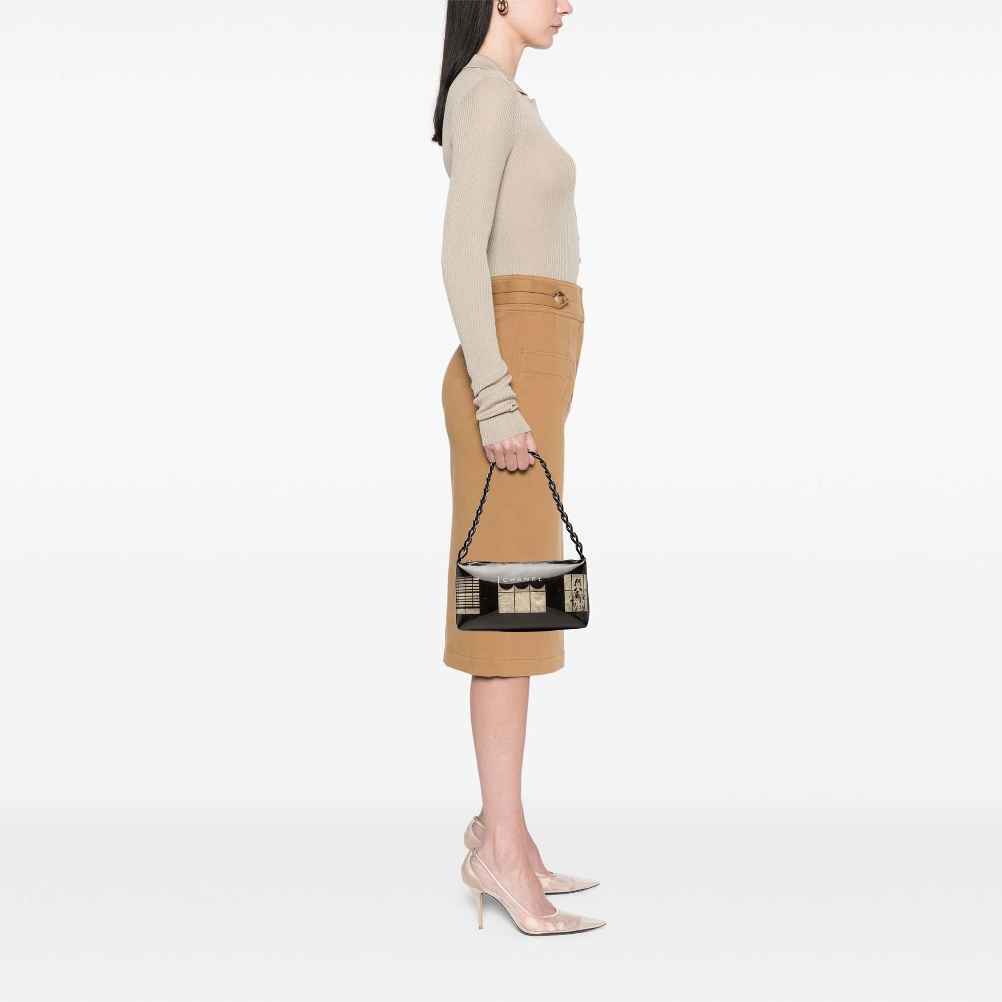 Chanel Vinyl Coco Window Pochette
