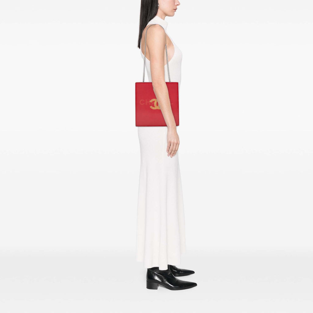 Chanel Vinyl Hologram CC Shoulder Bag