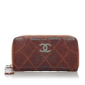 Chanel Wild Stitch Caviar Leather Coin Pouch (SHG-33263)