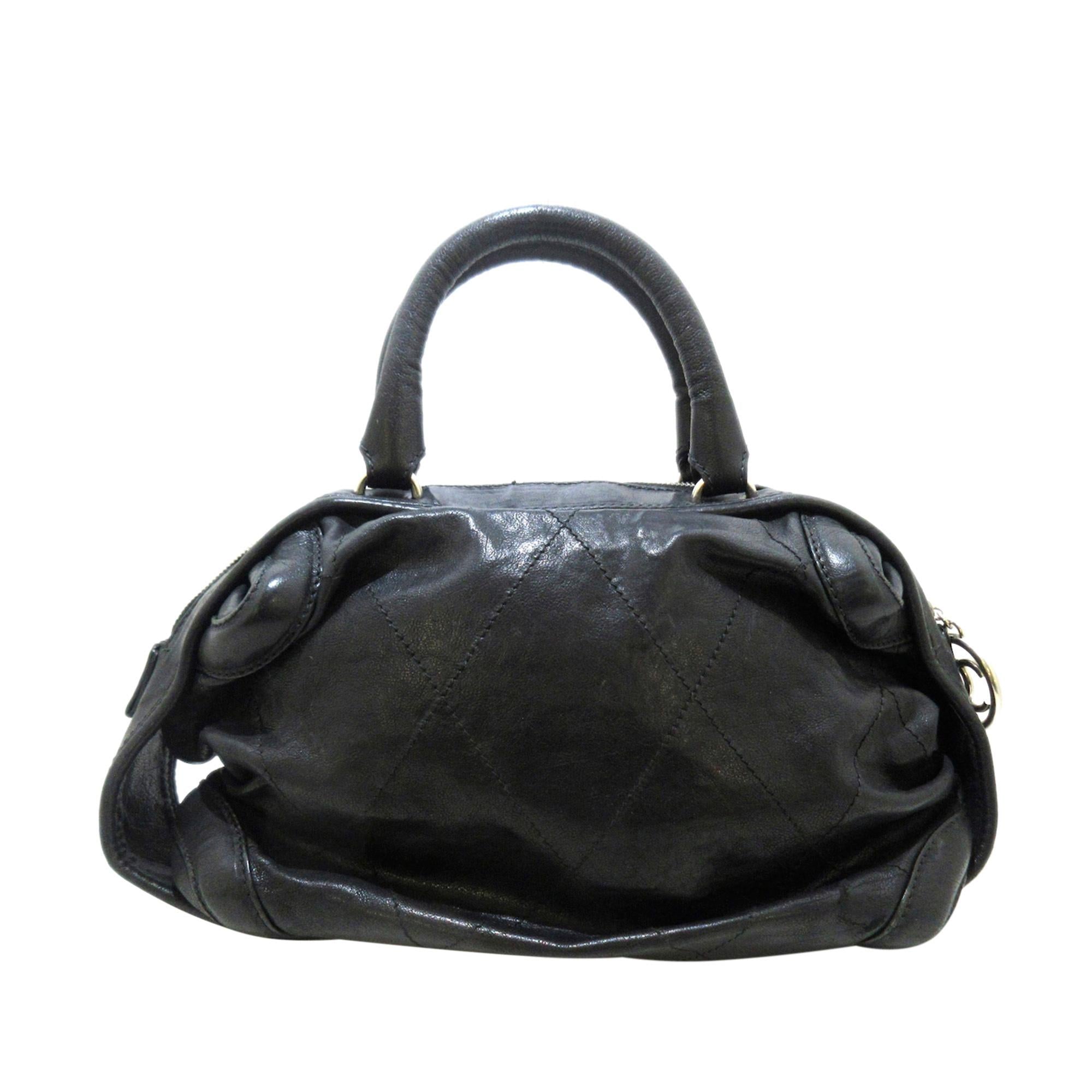 Chanel Wild Stitch Lambskin Leather Handbag (SHG-29747)