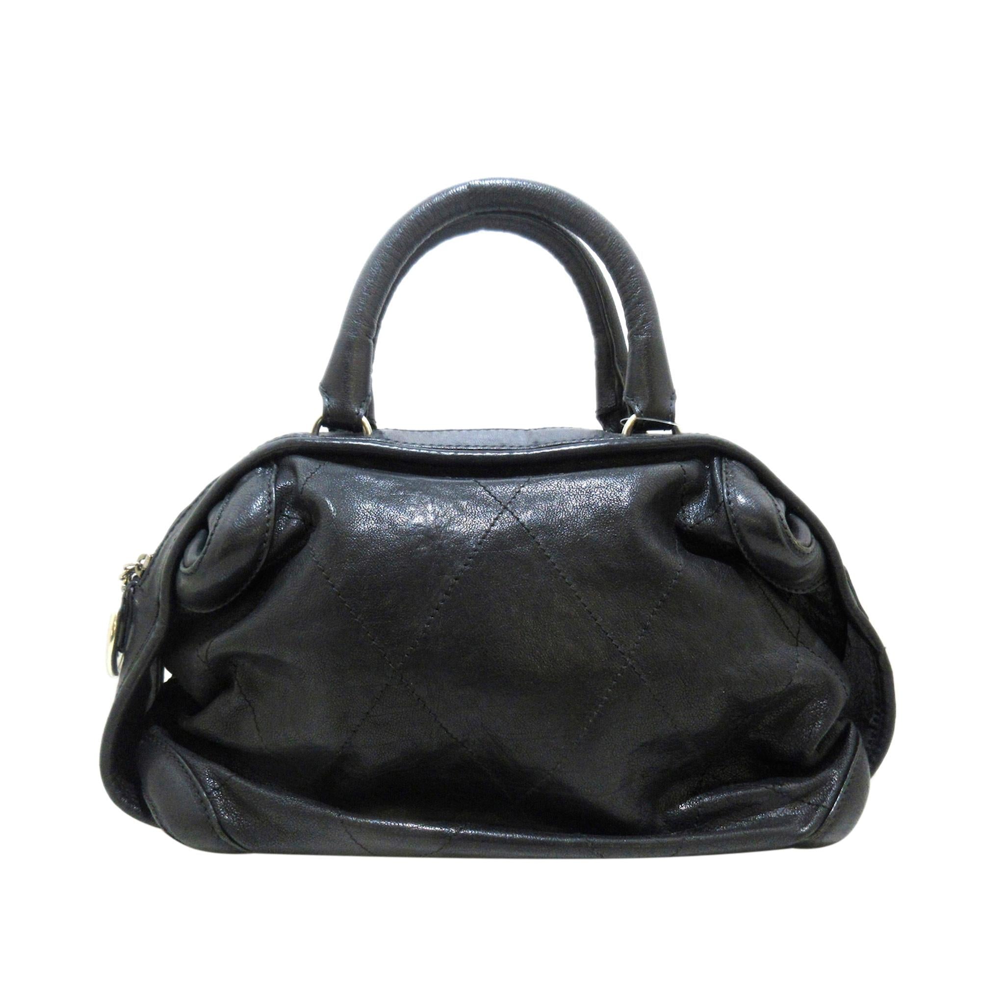 Chanel Wild Stitch Lambskin Leather Handbag (SHG-29747)
