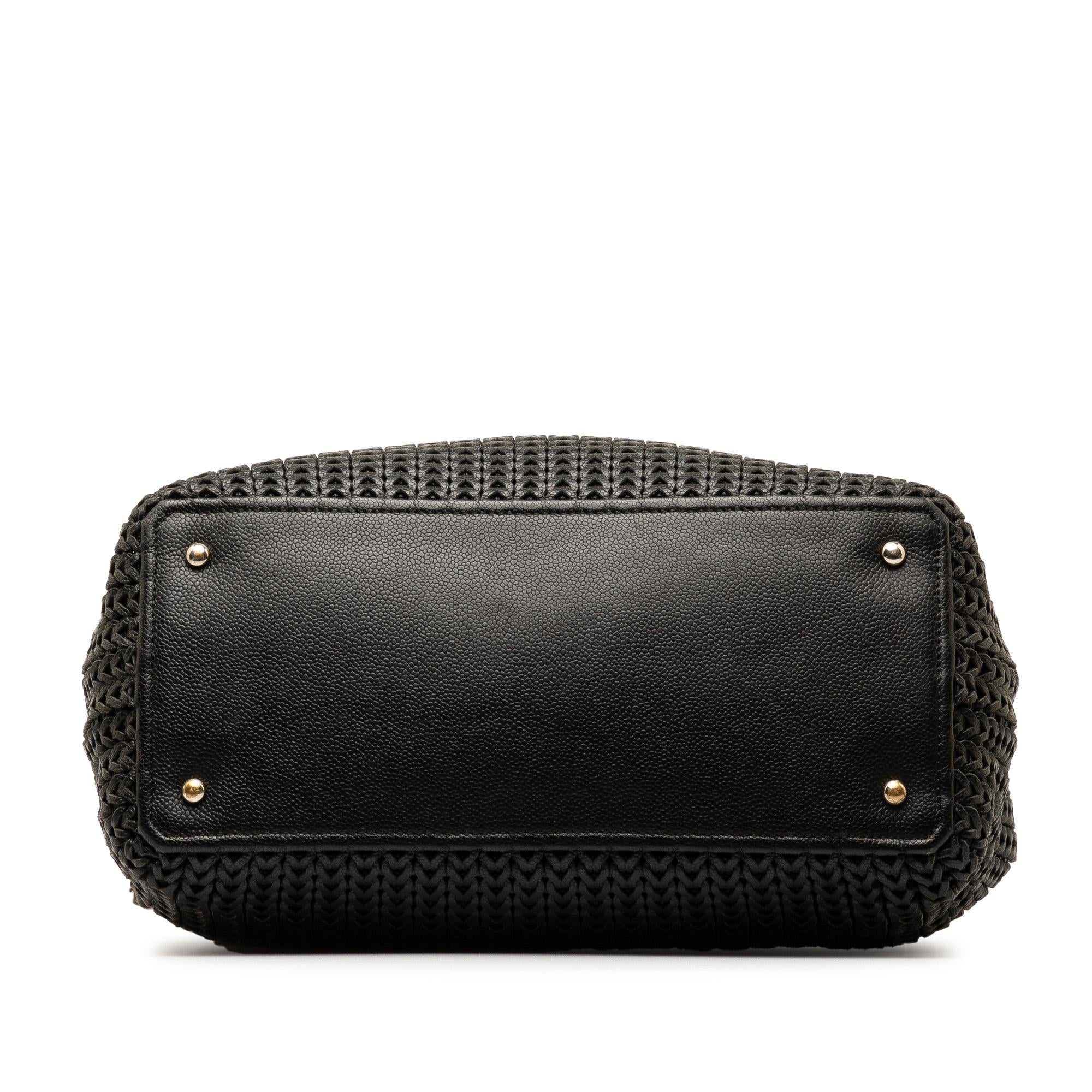 Chanel Woven Caviar Leather Tote (SHG-r7jUZ9)