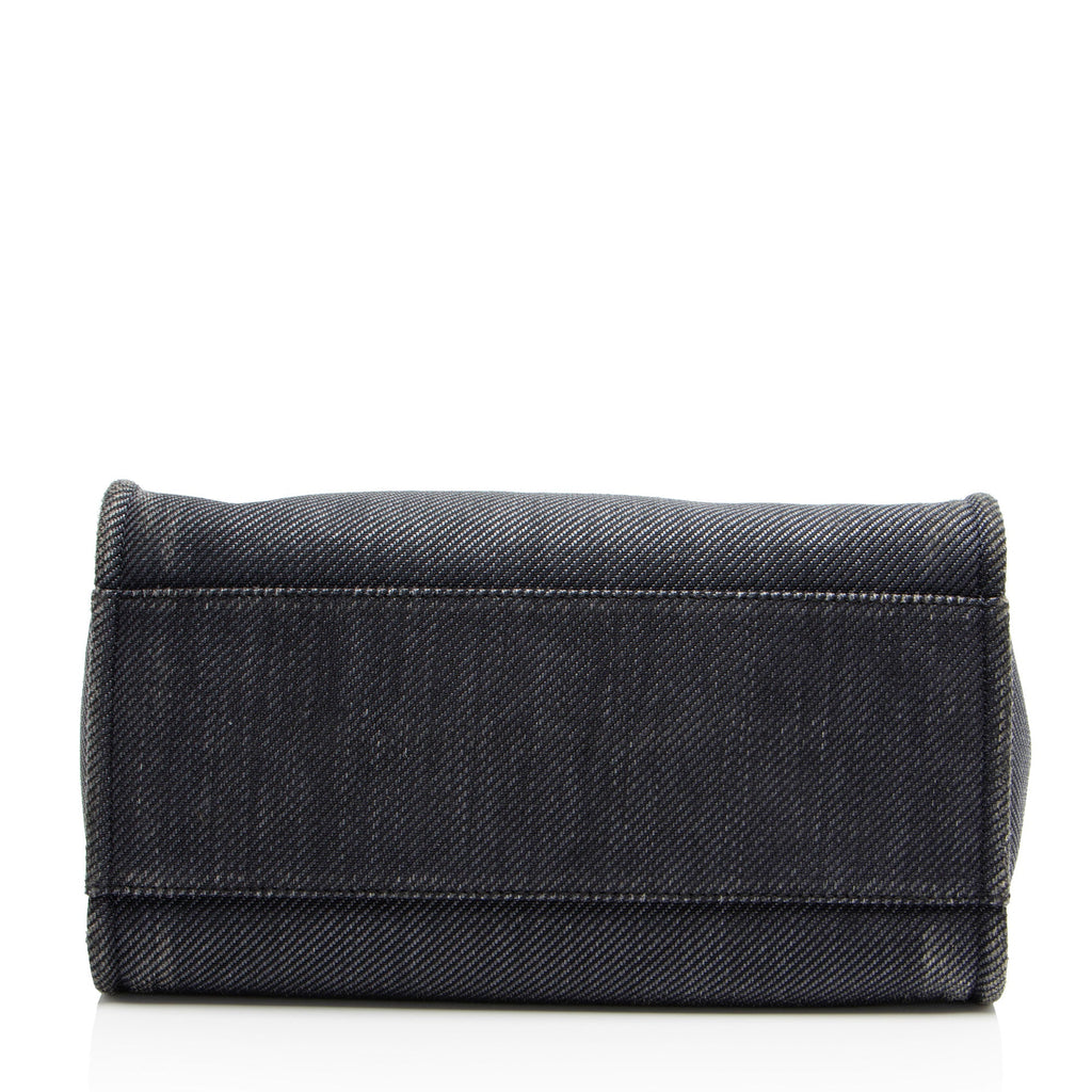 Chanel Woven Straw Deauville Medium Tote