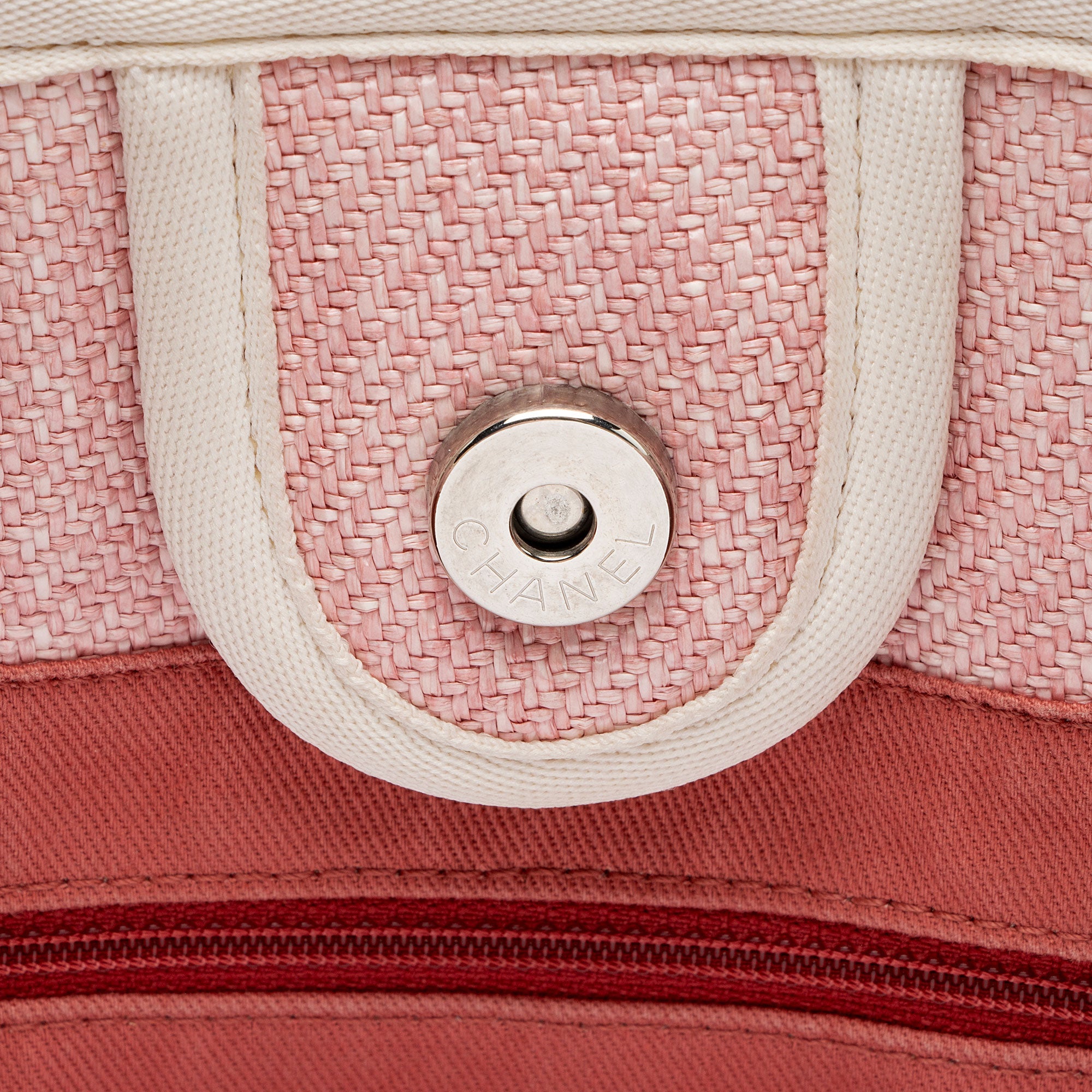 Chanel Woven Straw Deauville Small Tote