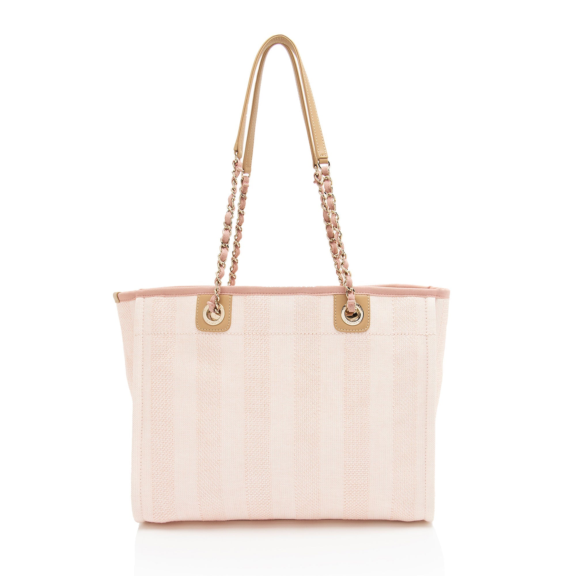 Chanel Woven Straw Deauville Small Tote