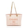 Chanel Woven Straw Deauville Small Tote