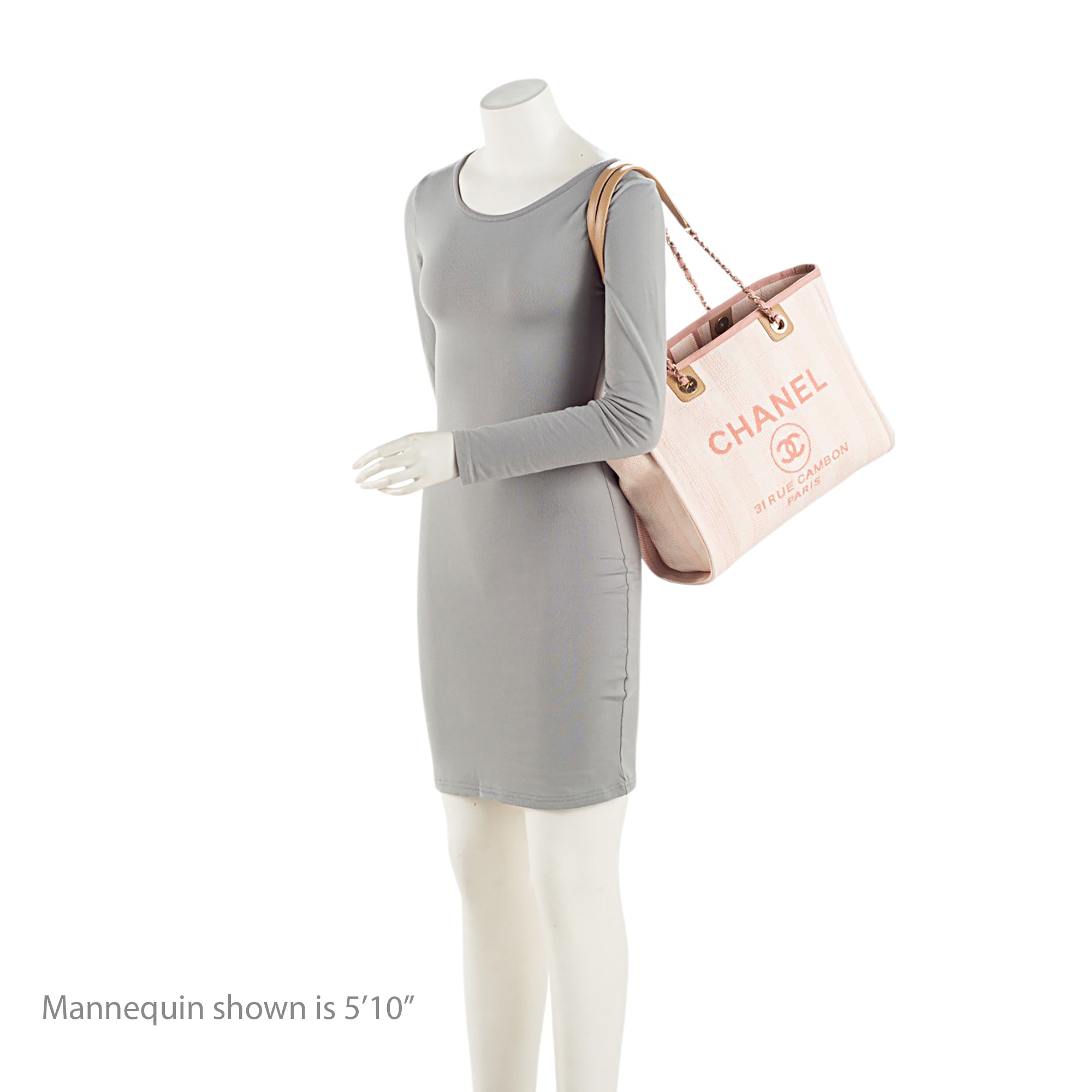 Chanel Woven Straw Deauville Small Tote