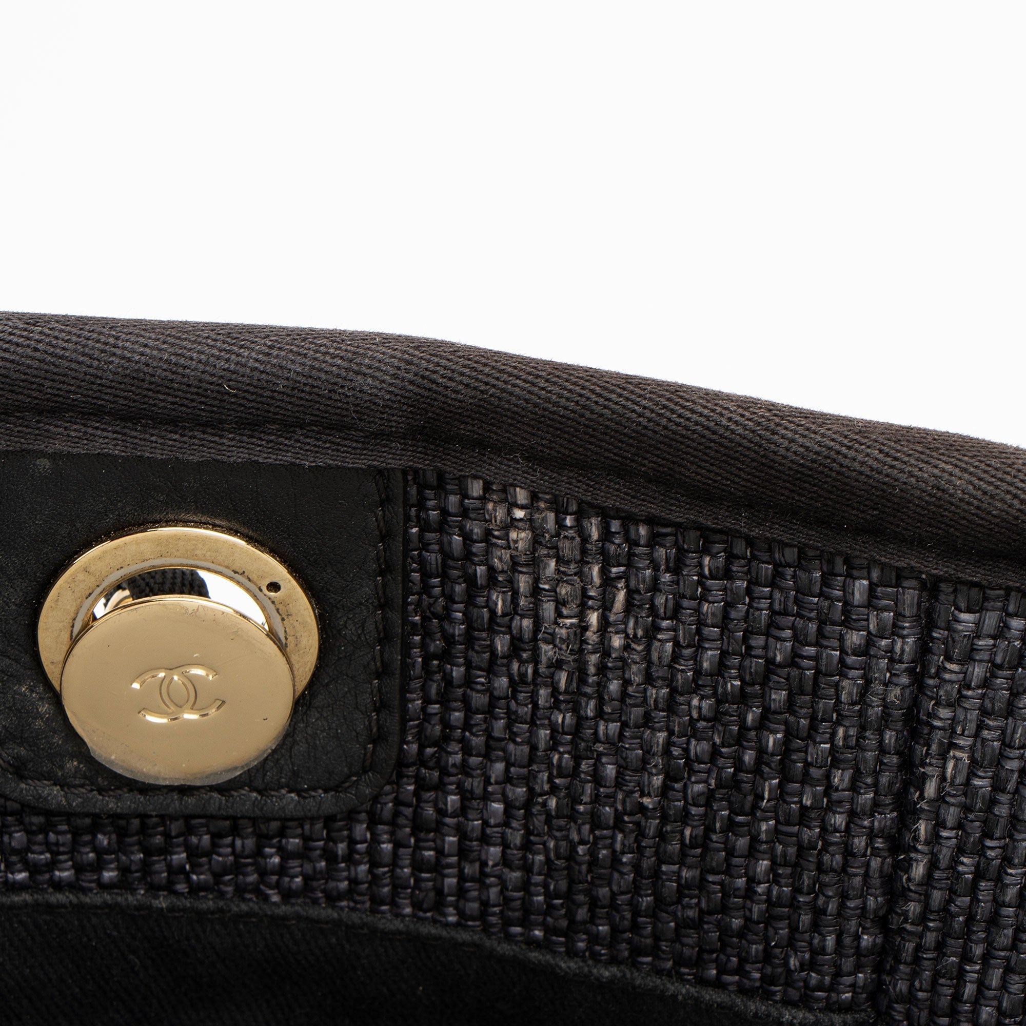 Chanel Woven Straw Deauville Small Tote