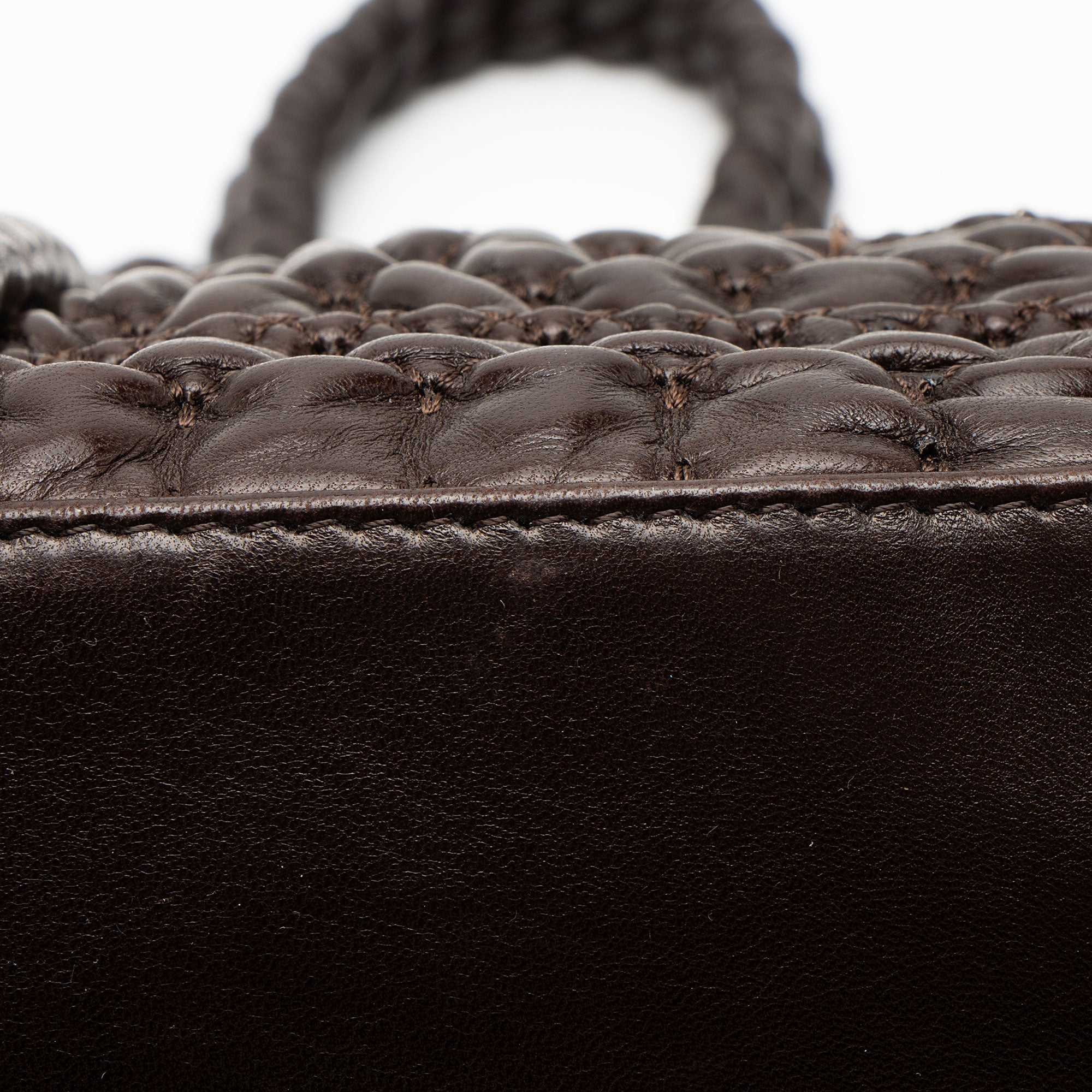Chanel Wrinkled Lambskin Hidden Chain Tote