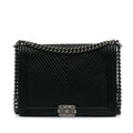 Chanel XL Chevron Boy Flap (SHG-WQzfRD)