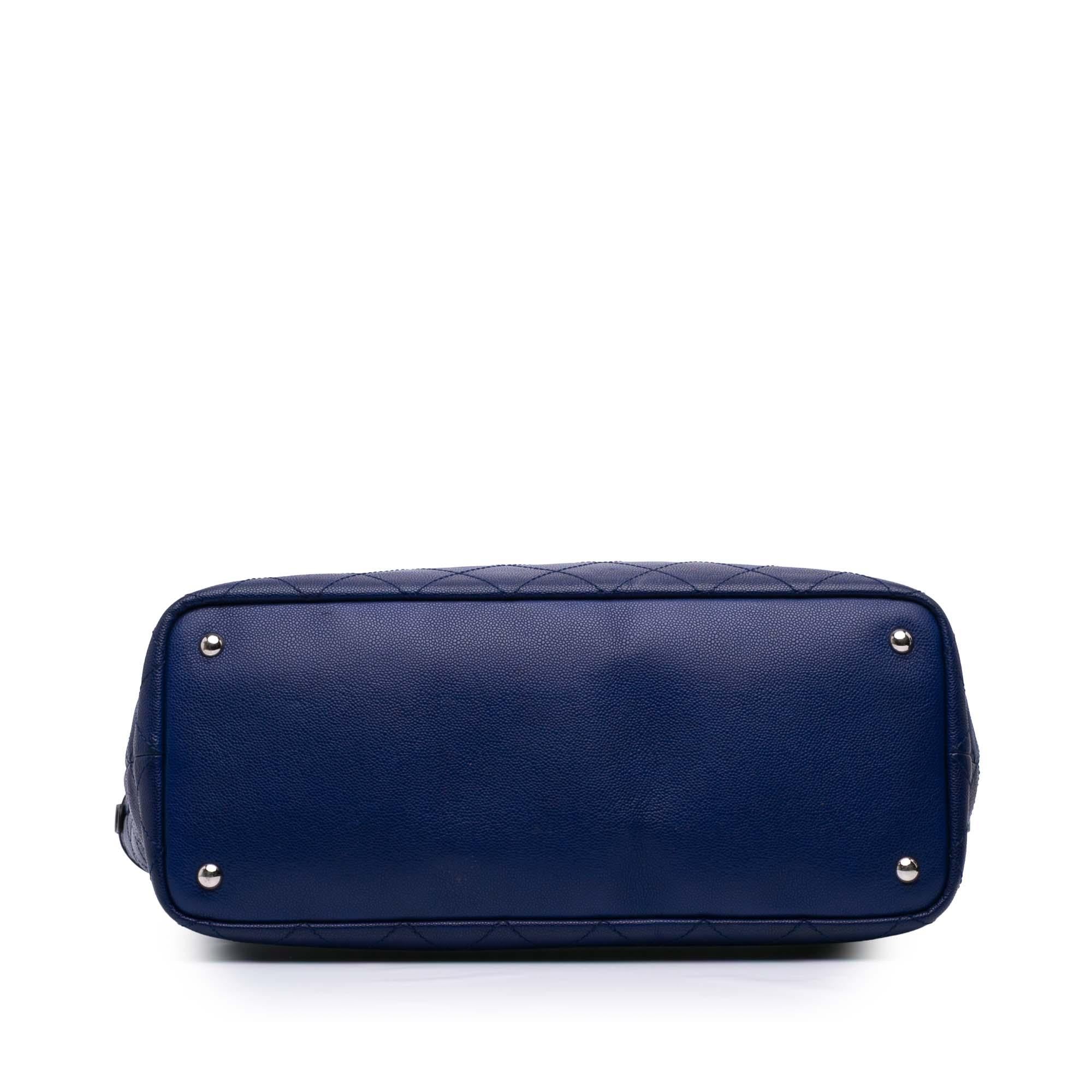 Chanel XL Quilted Caviar Shopping Fever Tote