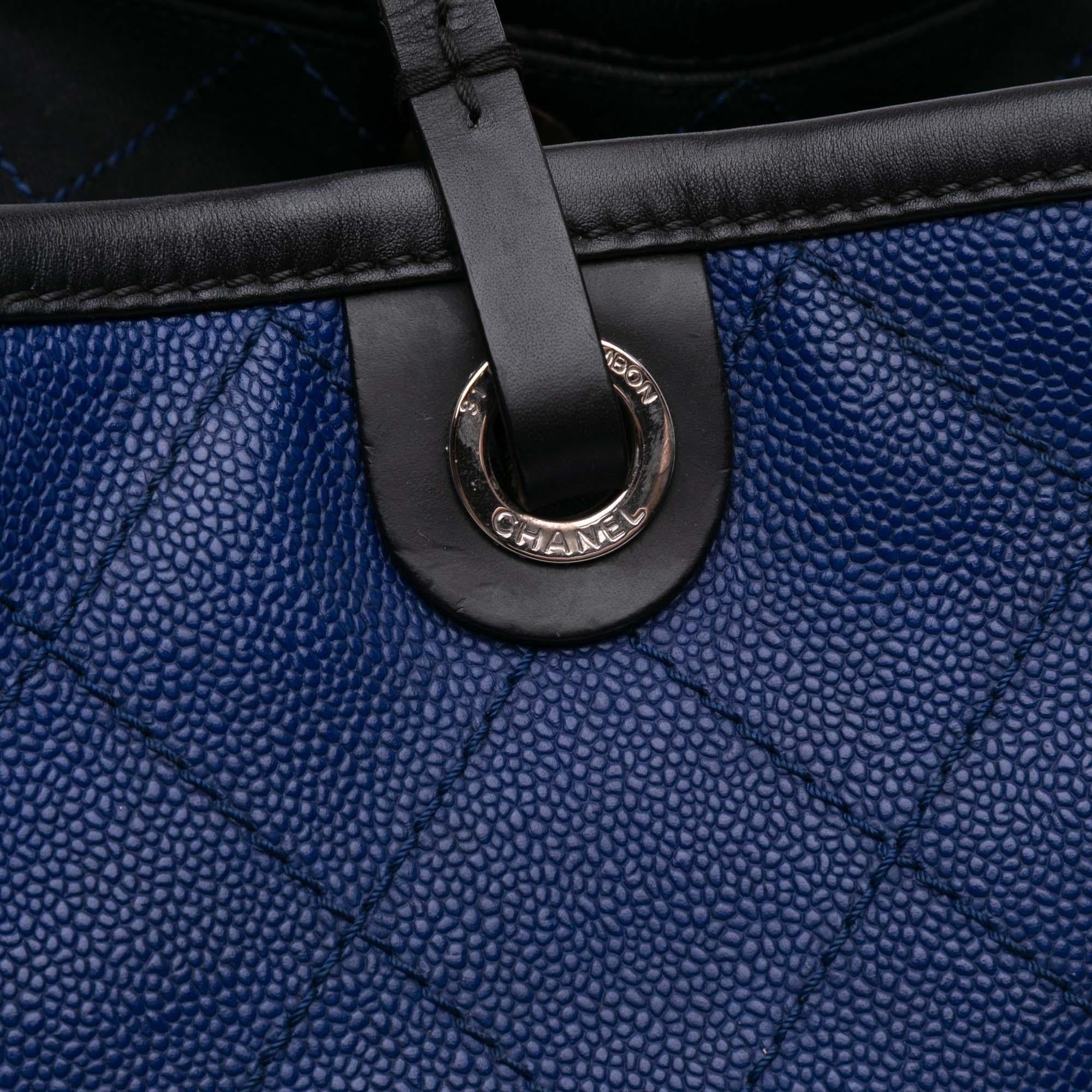 Chanel XL Quilted Caviar Shopping Fever Tote